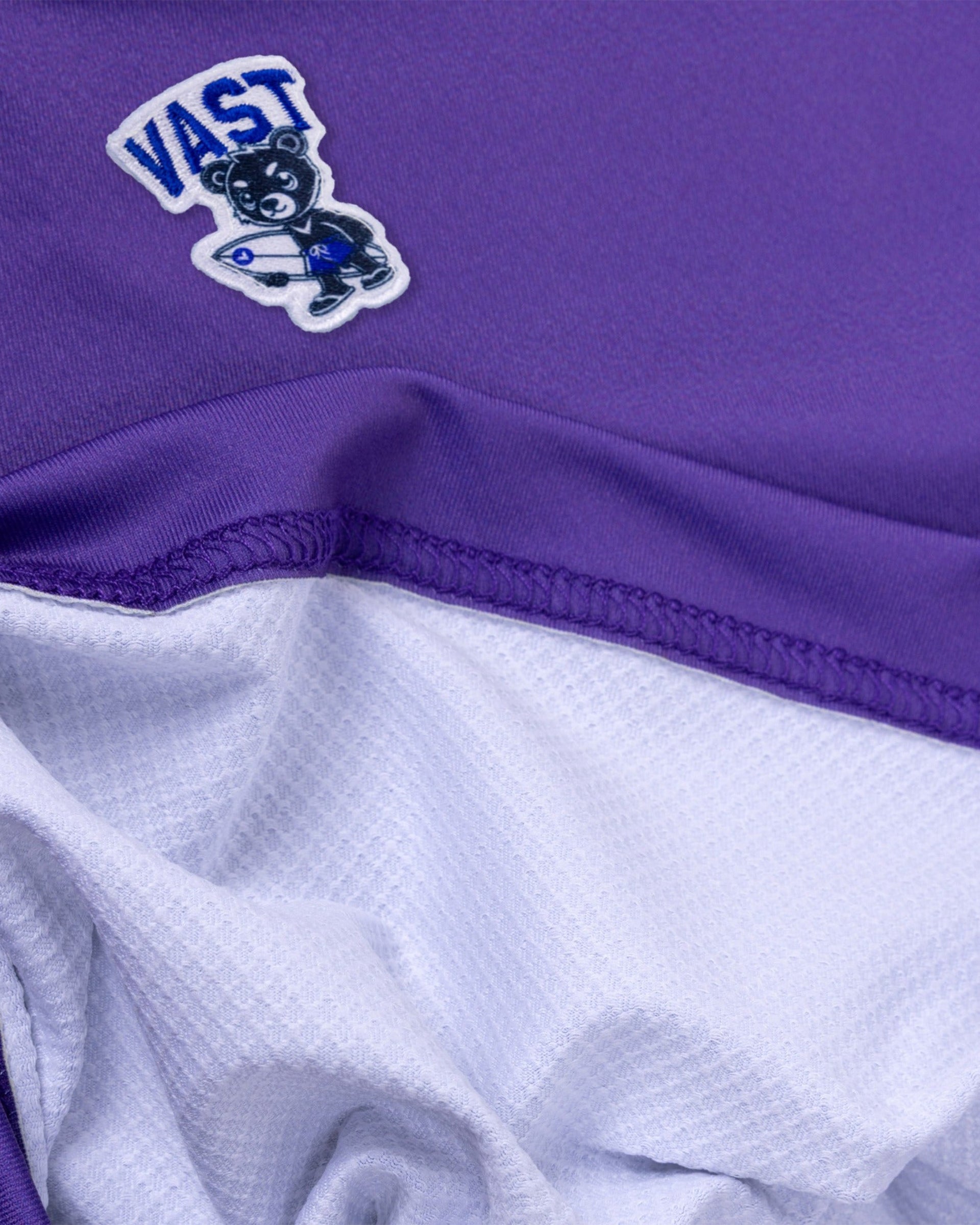 Vast. Men's Aqua Terra Formosa Bear Tech Tank Top - Purple