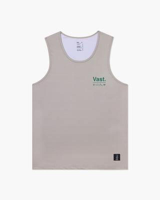 Vast. Men's Aqua Terra Elements Tech Tank - Sand