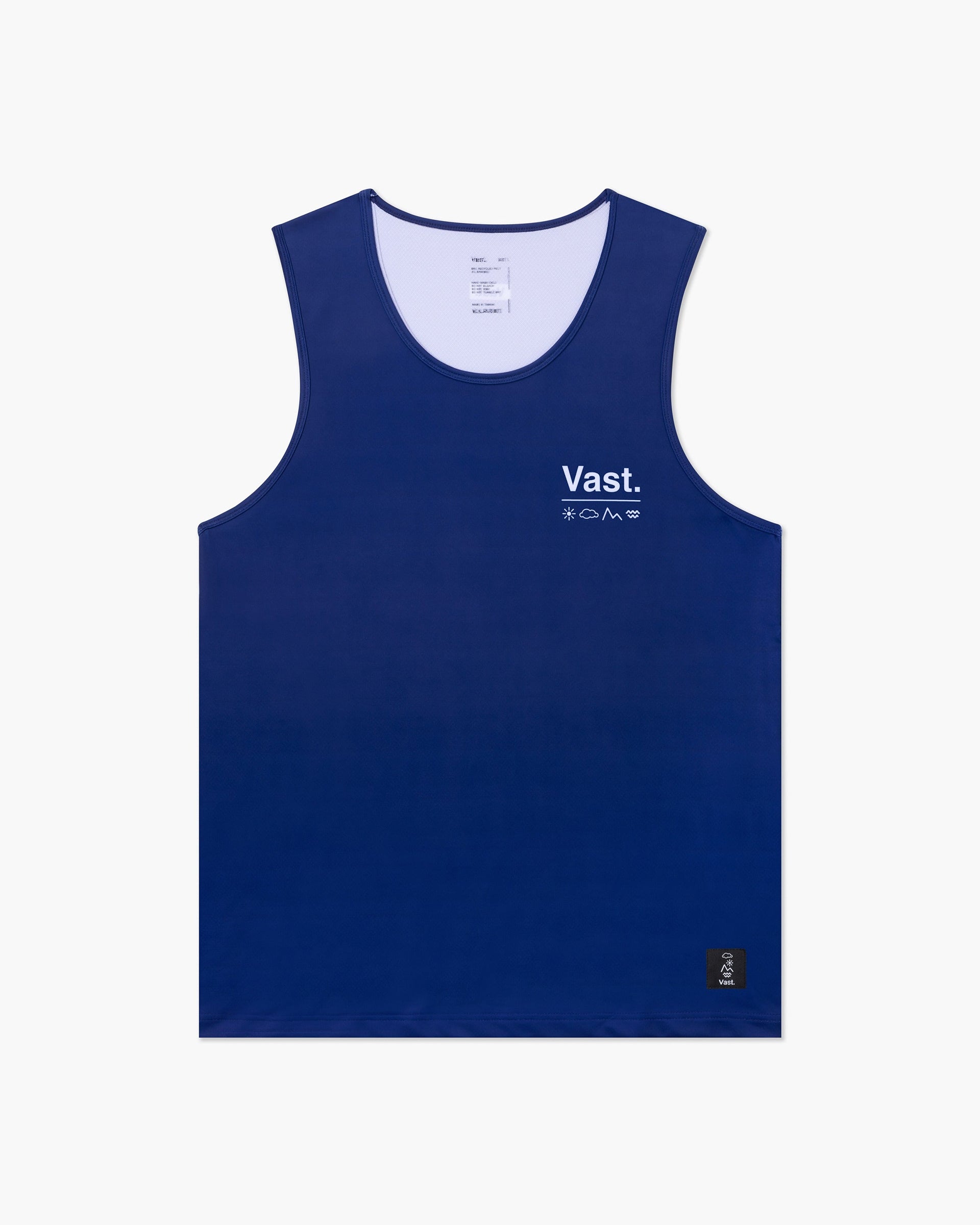 Vast. Men's Aqua Terra Elements Tech Tank - Navy