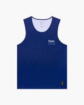 Vast. Men's Aqua Terra Elements Tech Tank - Navy