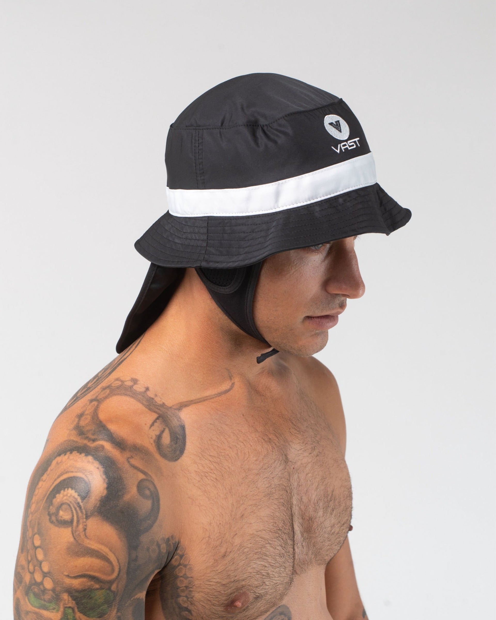 Vast Black Dream Surf Bucket Hat - Black