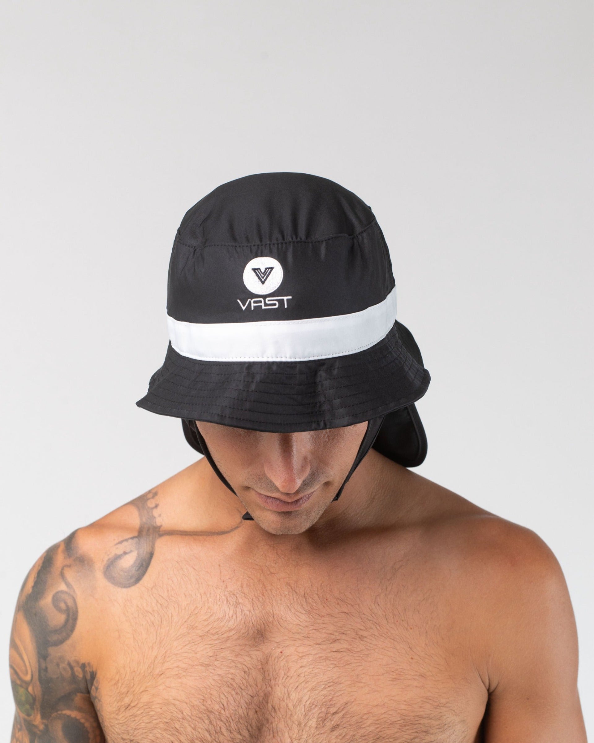 Vast Black Dream Surf Bucket Hat - Black