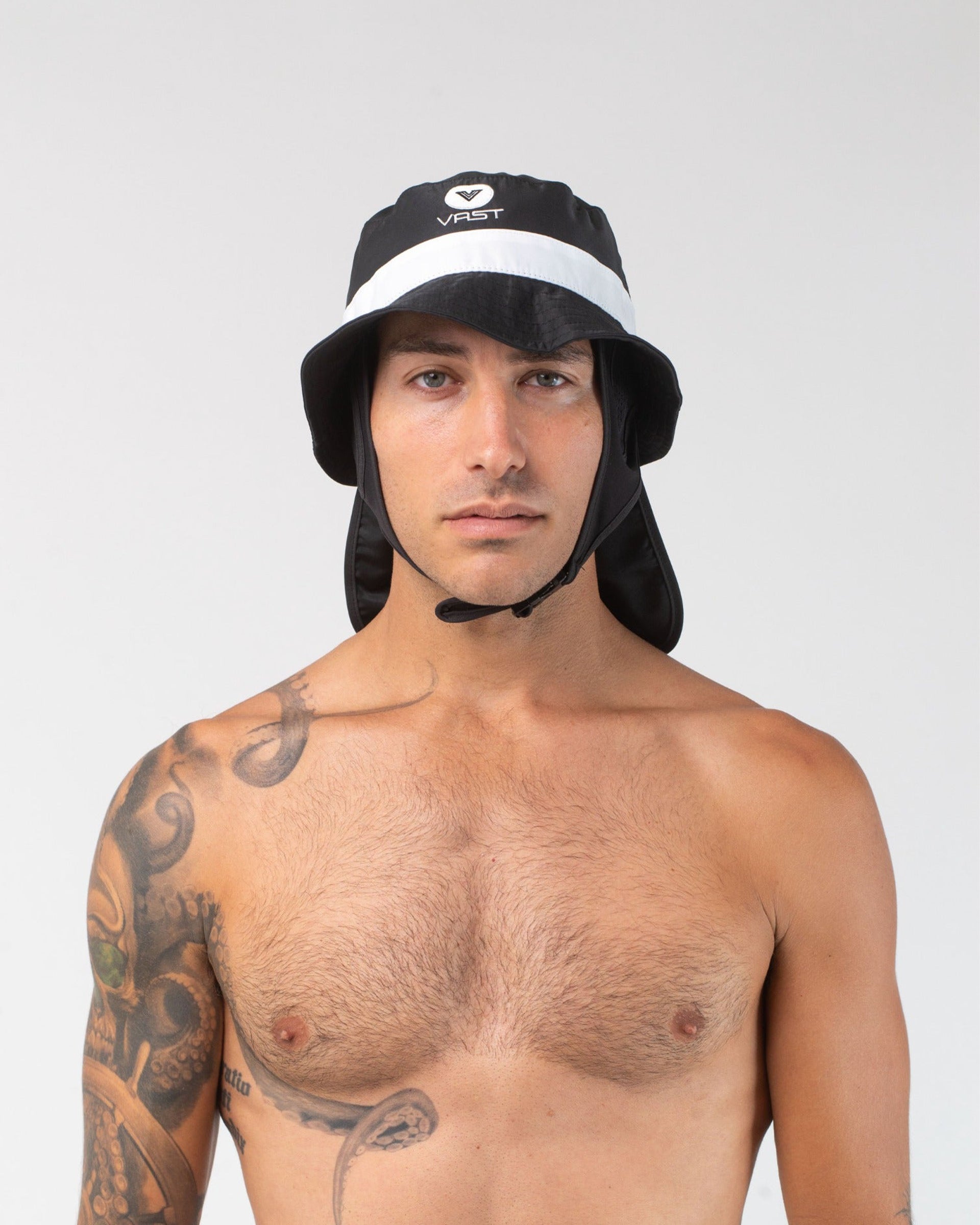 Vast Black Dream Surf Bucket Hat - Black