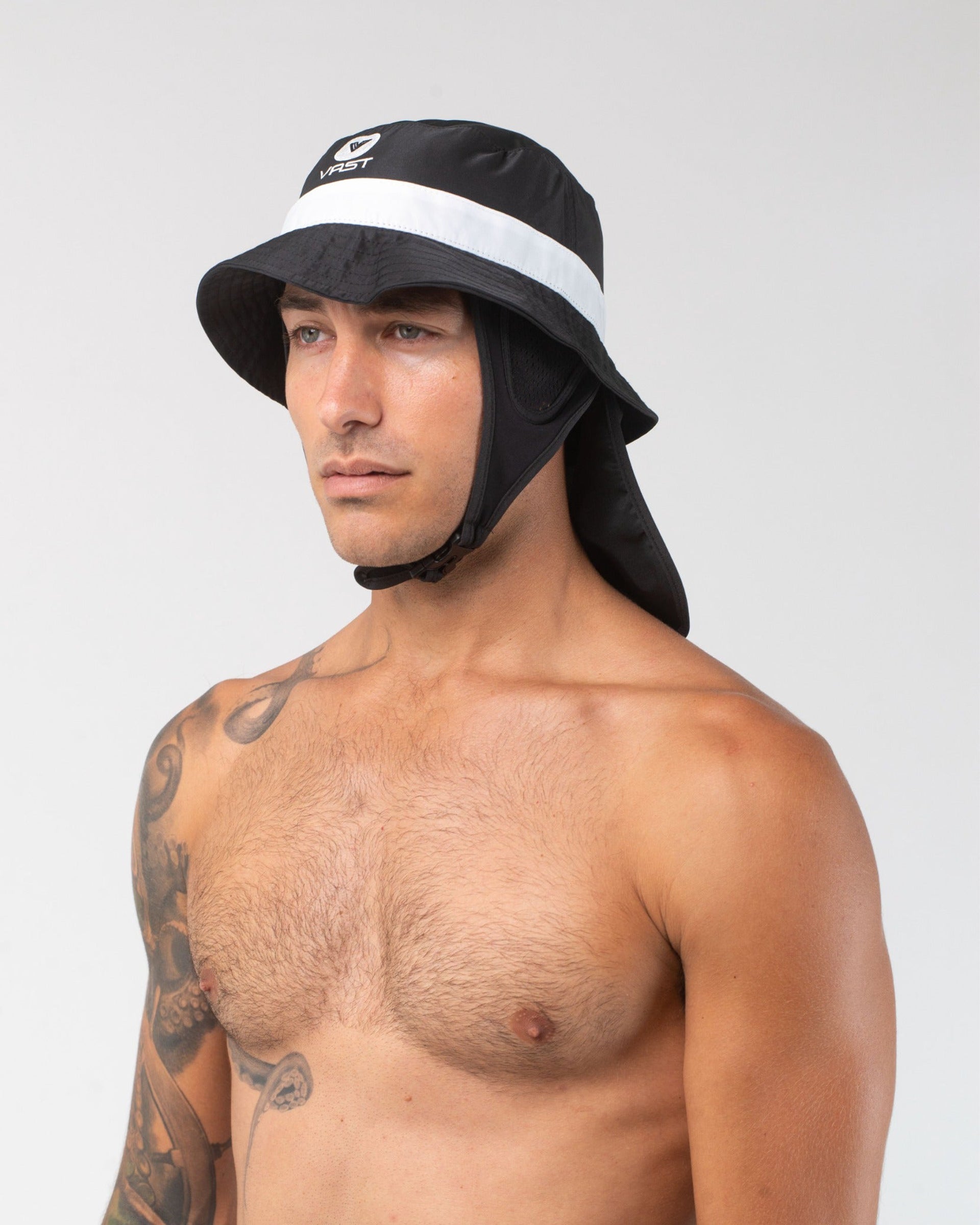 Vast Black Dream Surf Bucket Hat - Black