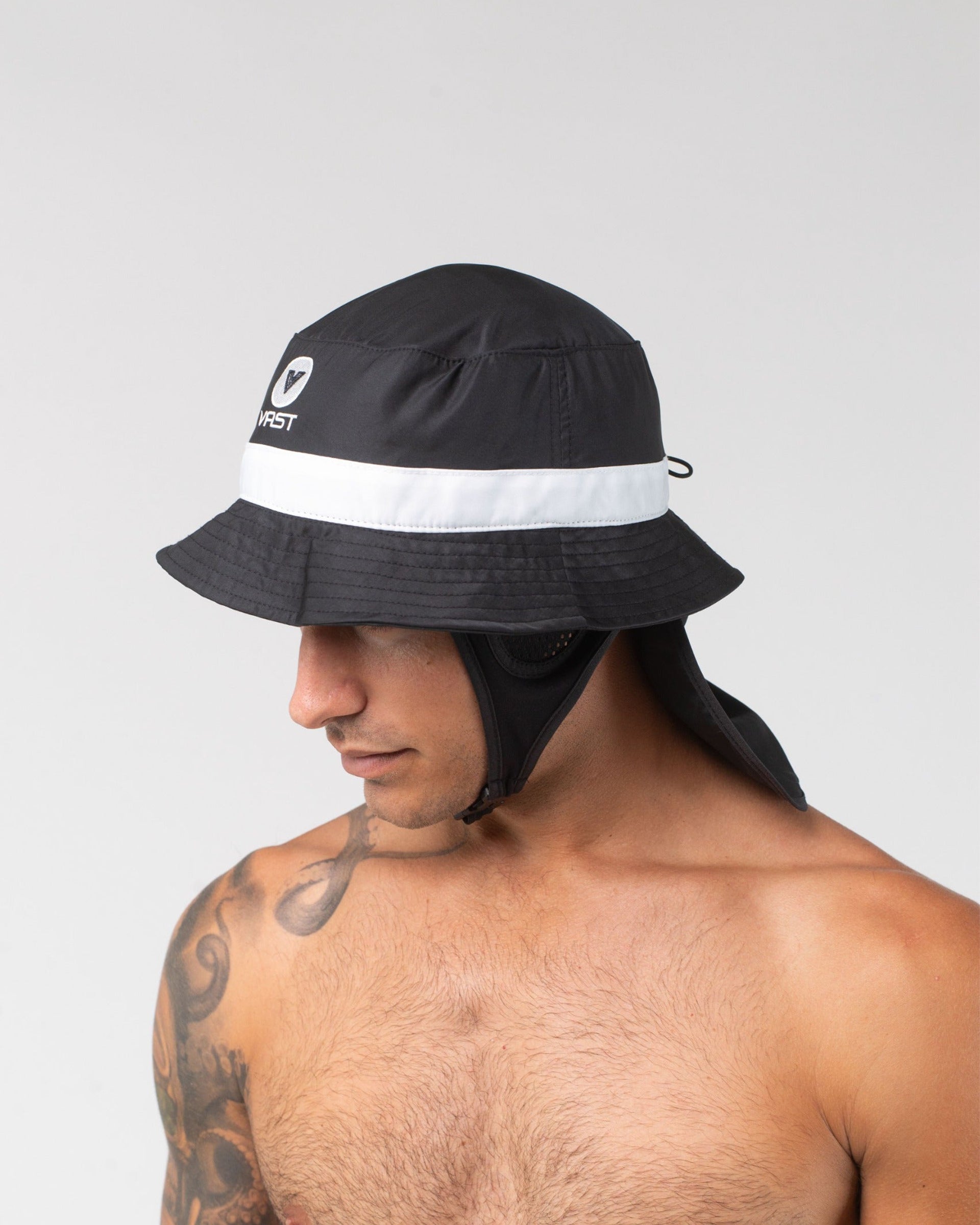 Vast Black Dream Surf Bucket Hat - Black