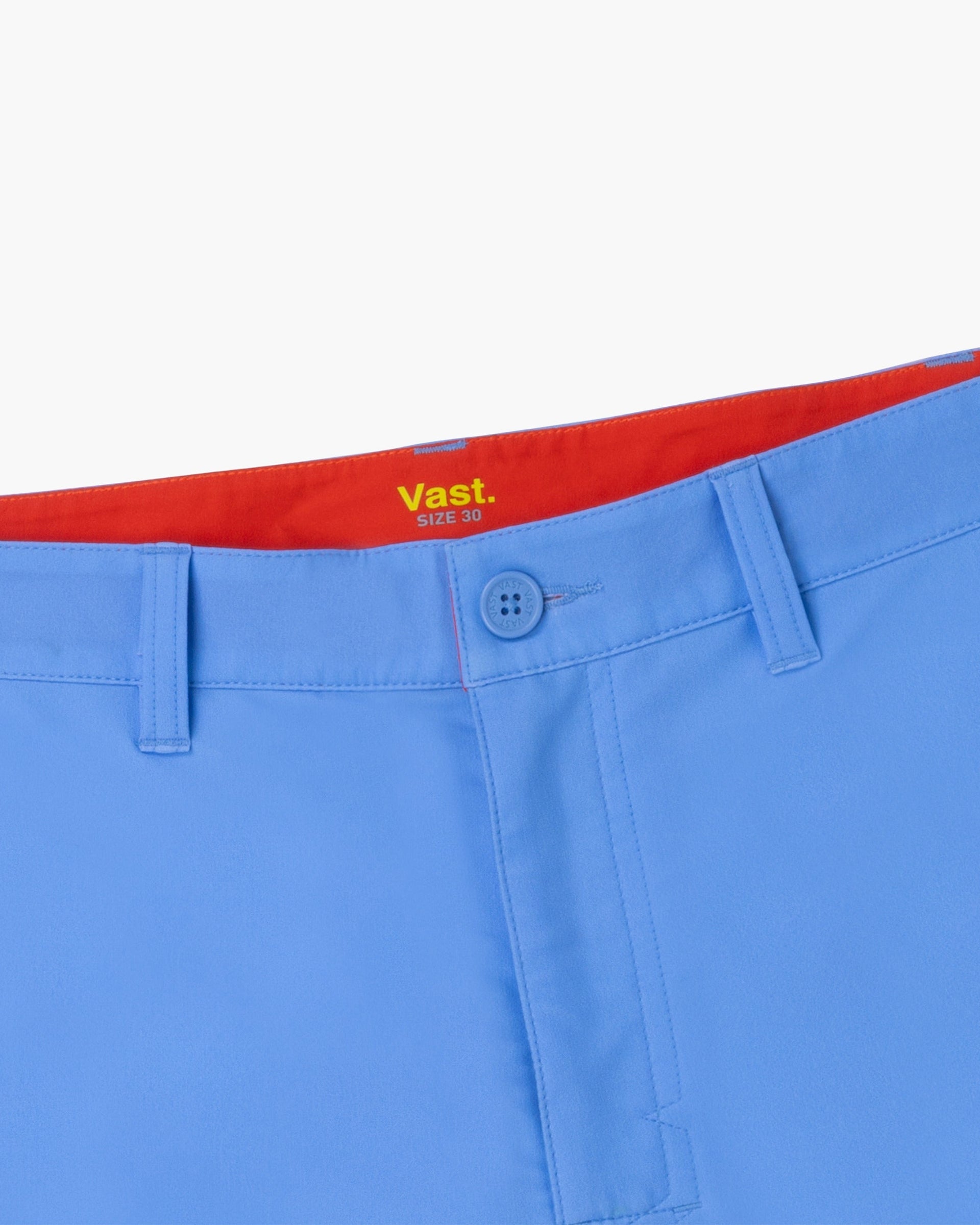 Vast. Men's Blues Hybrid Short - Soft Blue