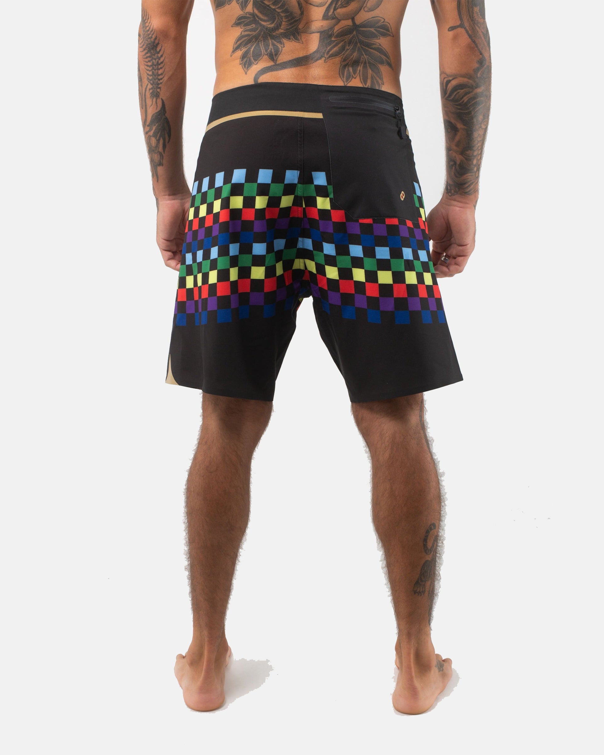 Vast. Men's Colors Gold Boardshort - Black