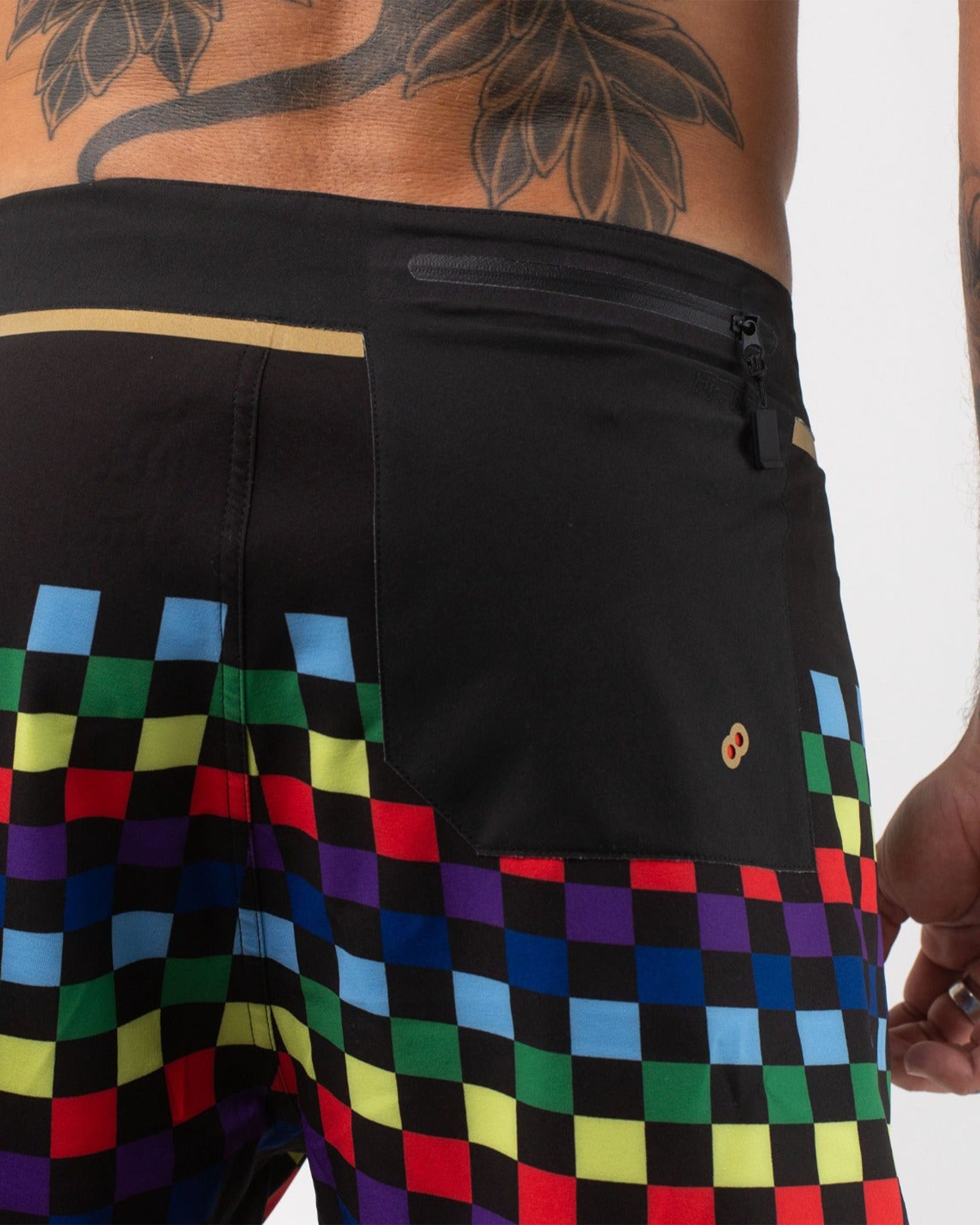 Vast. Men's Colors Gold Boardshort - Black
