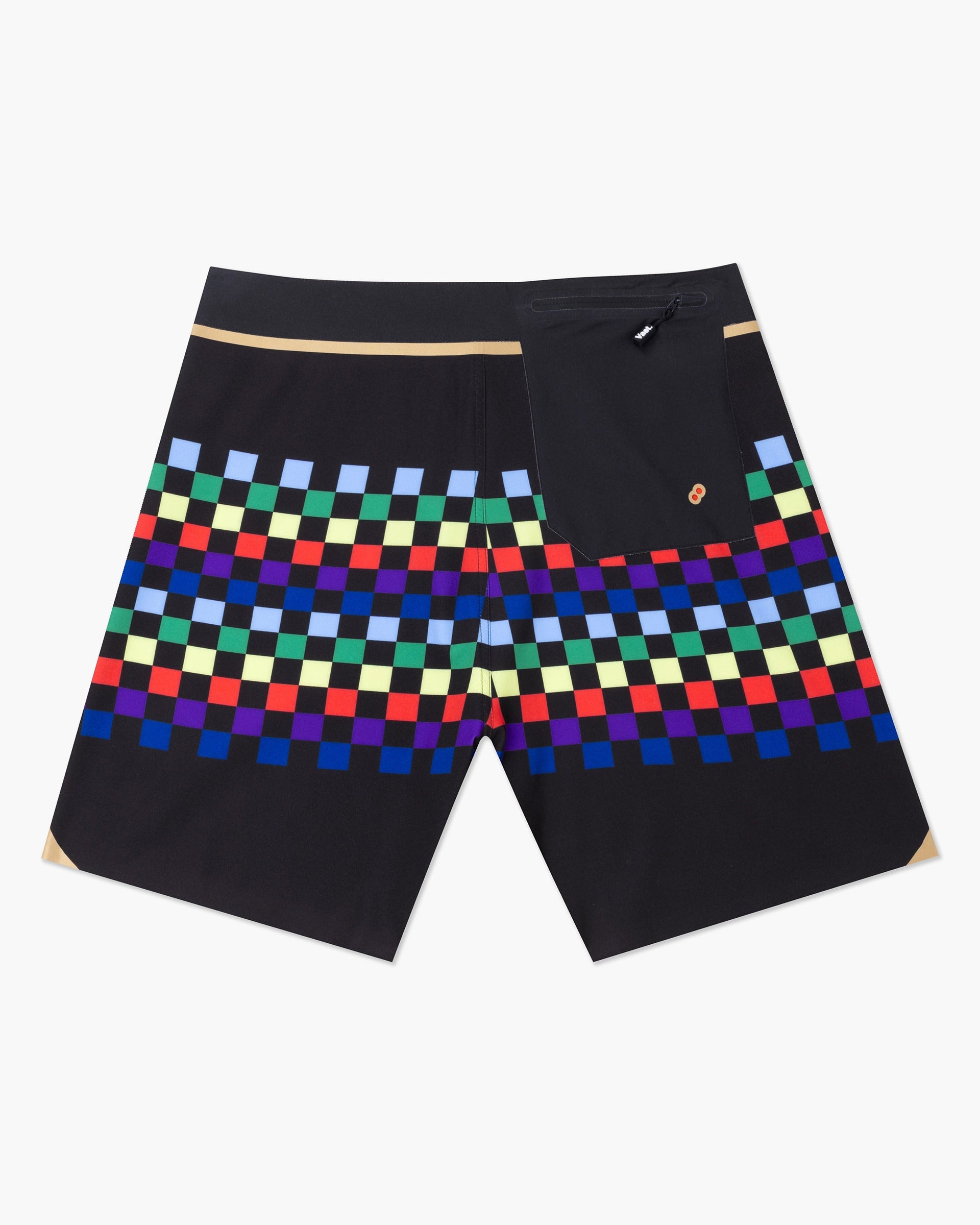 Vast. Men's Colors Gold Boardshort - Black