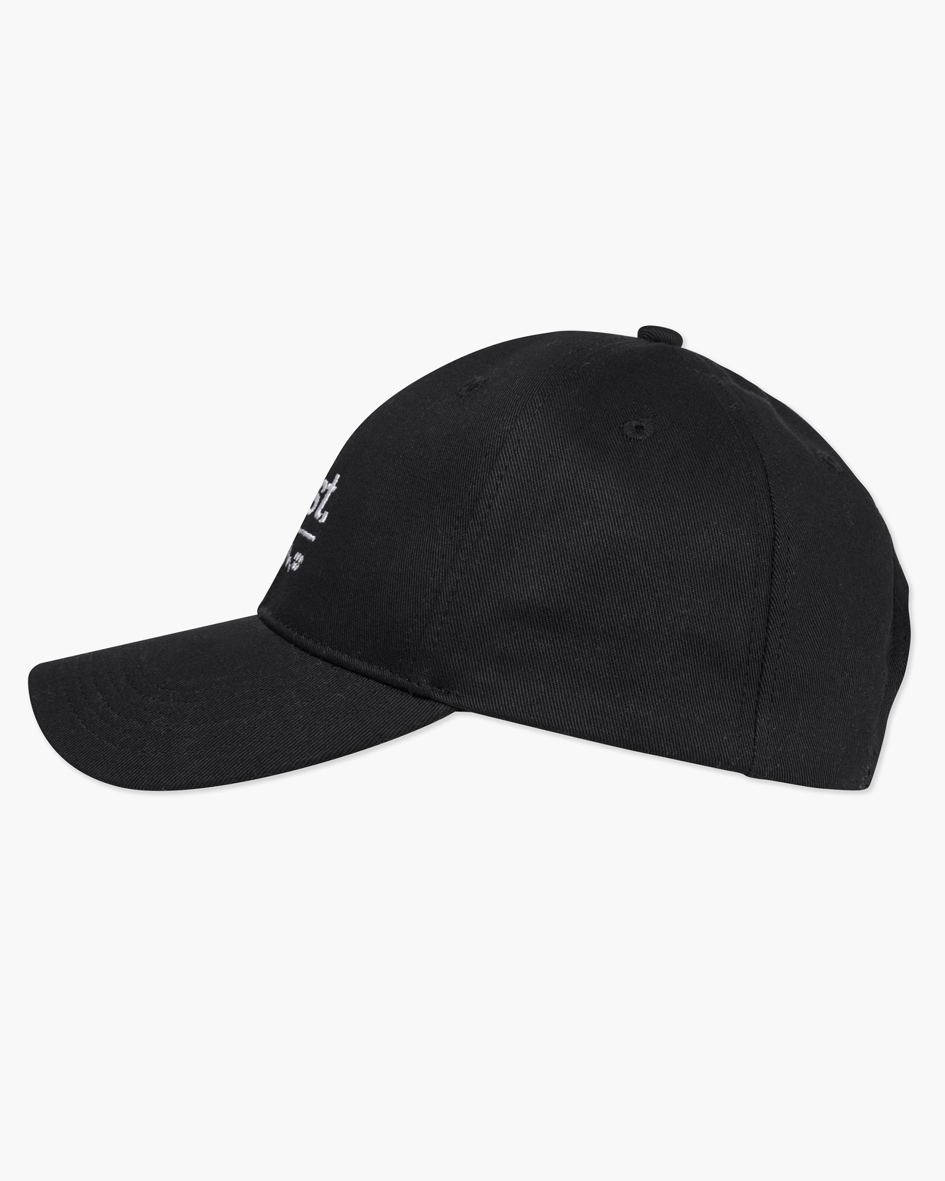 Vast. Elements 6 Panel Flat Bill - Black