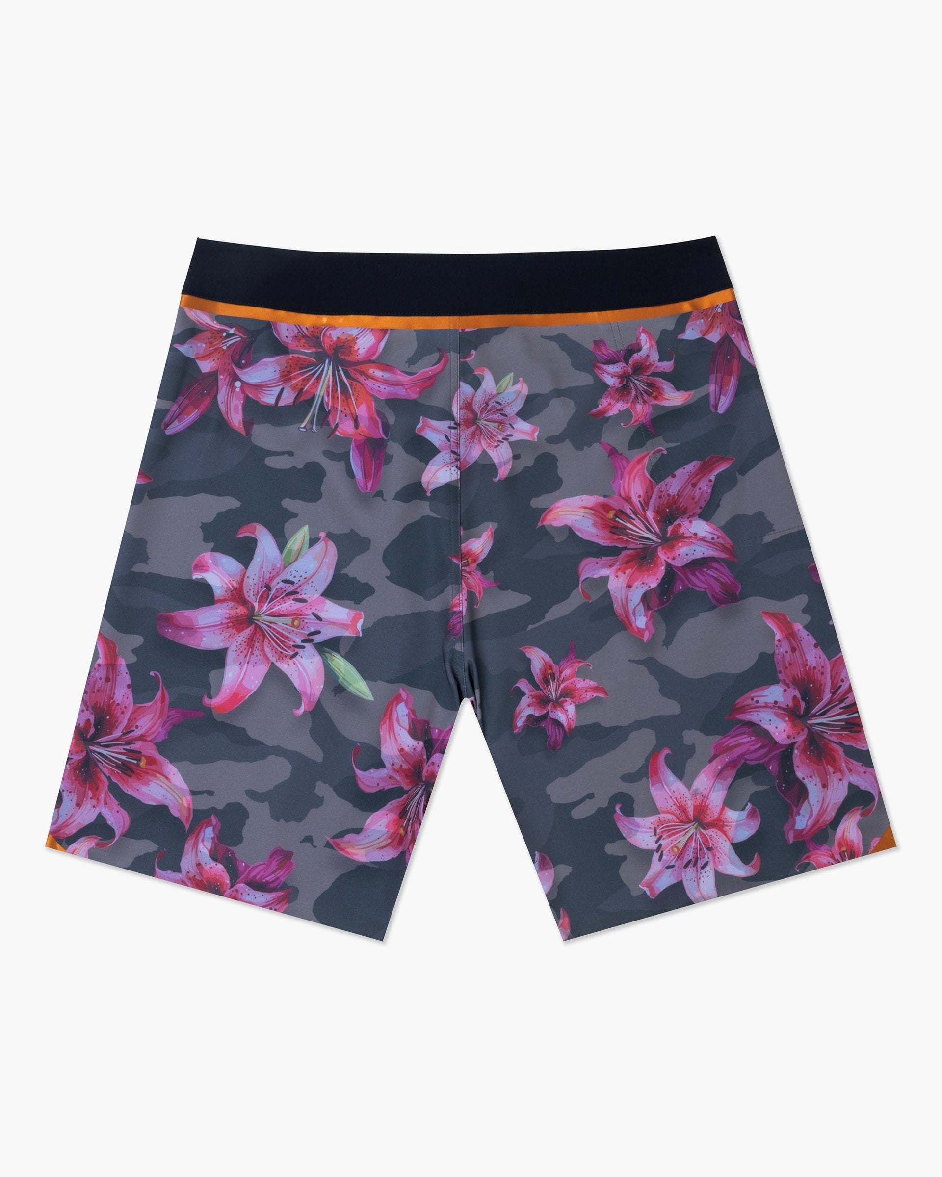 Vast. Men's Floral Blend Camo Copper Boardshort - Camo