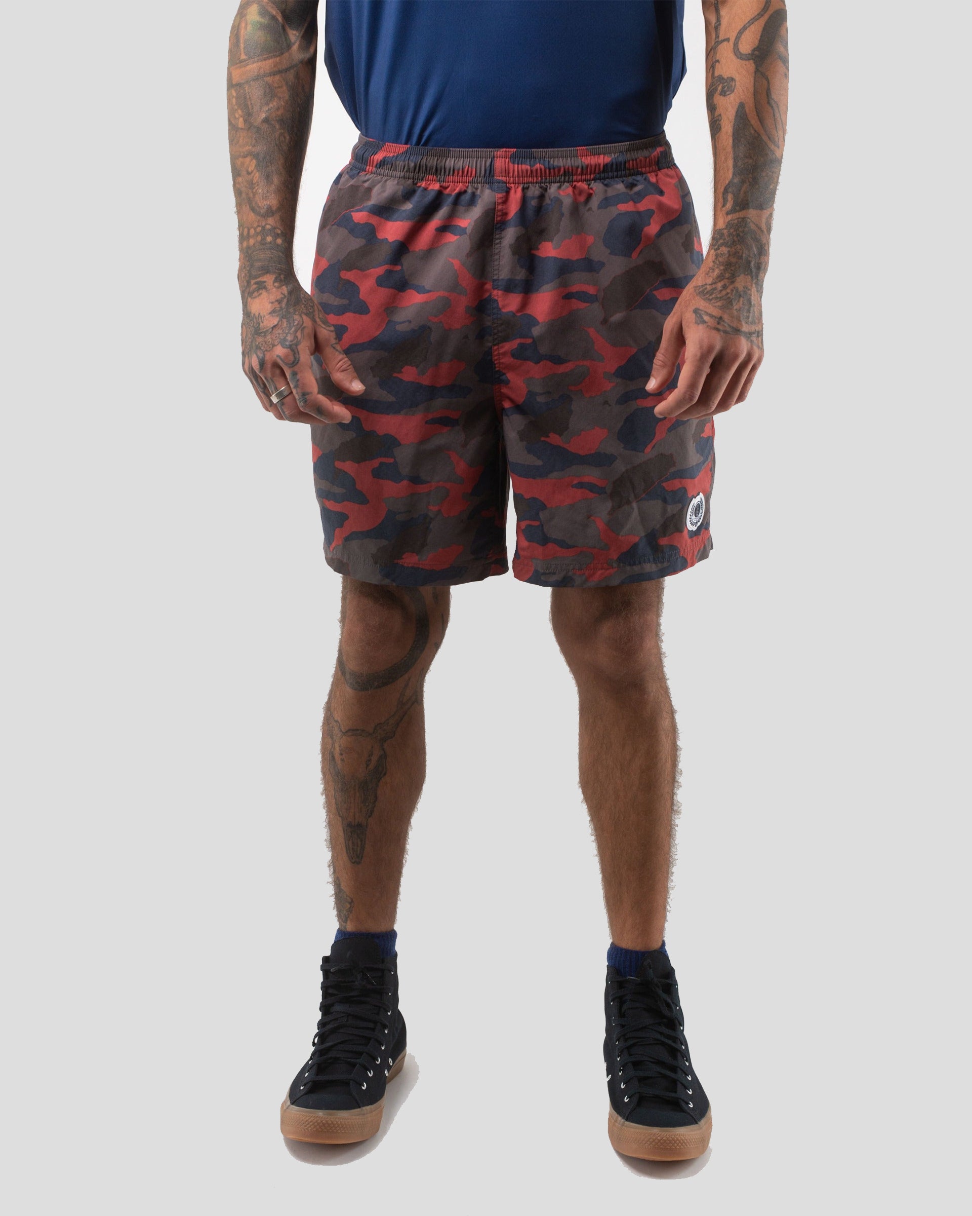 Vast Men's Floral Blend Volley Short - Camo