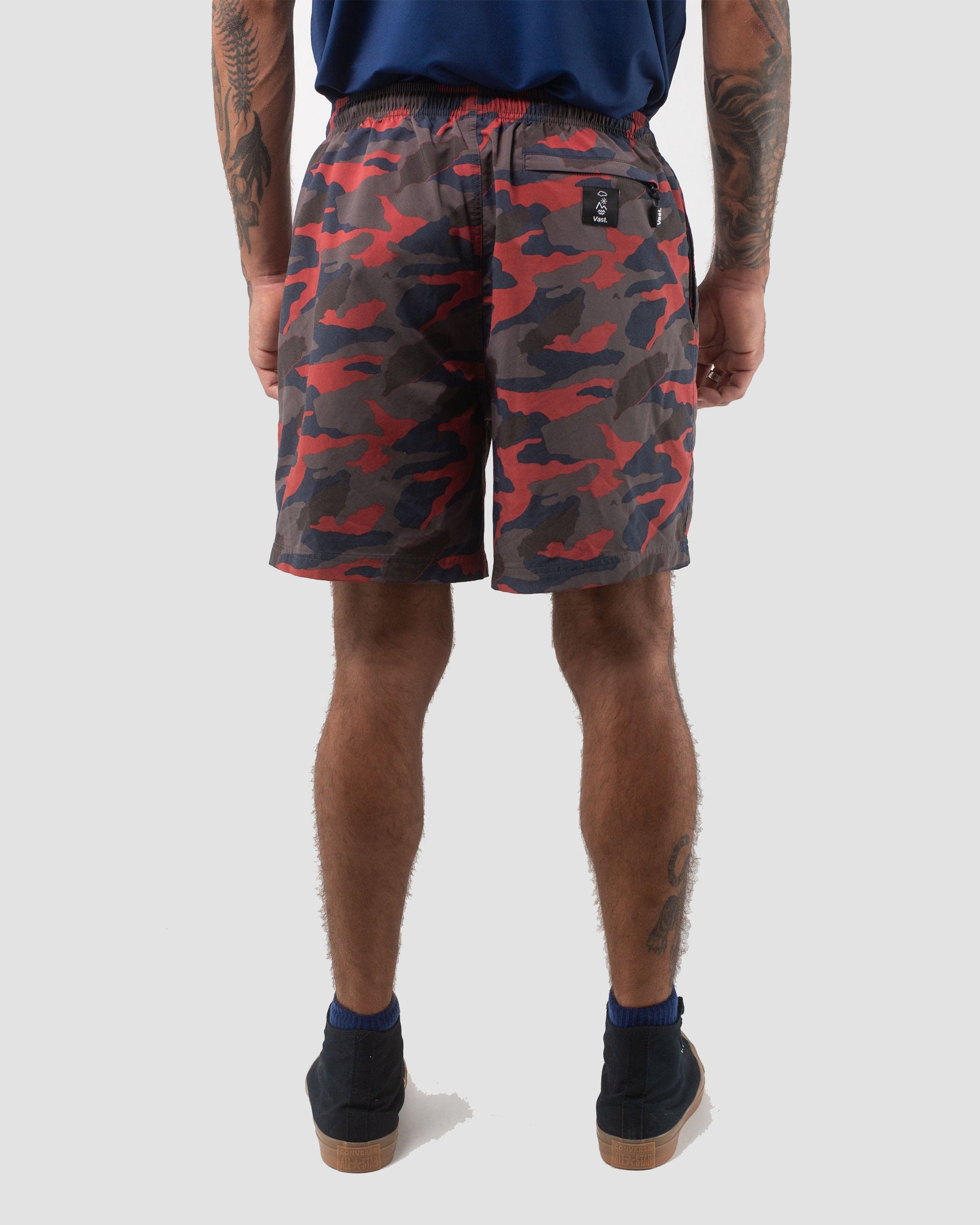 Vast Men's Floral Blend Volley Short - Camo