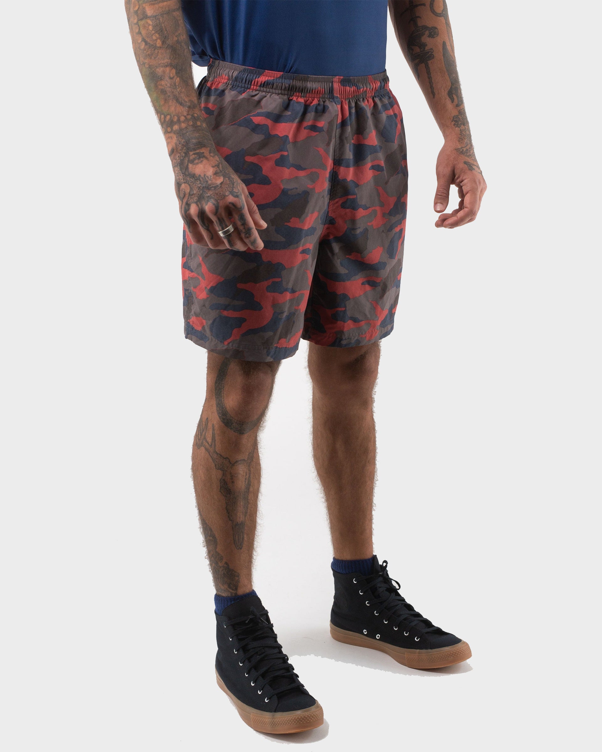 Vast Men's Floral Blend Volley Short - Camo
