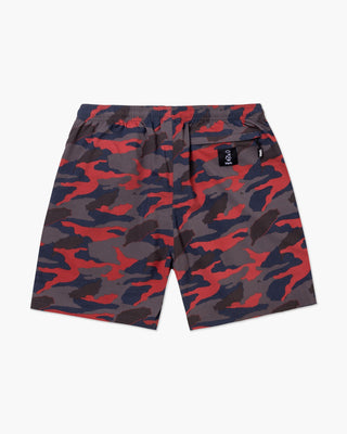 Vast Men's Floral Blend Volley Short - Camo