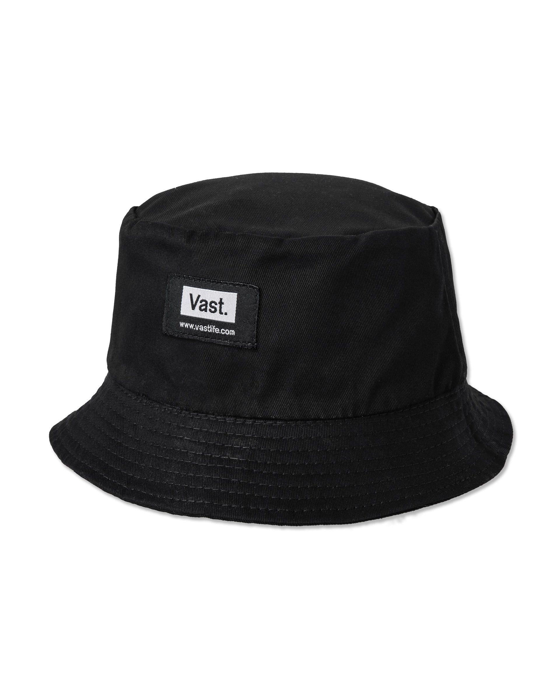 Flower Bucket Hat - Black