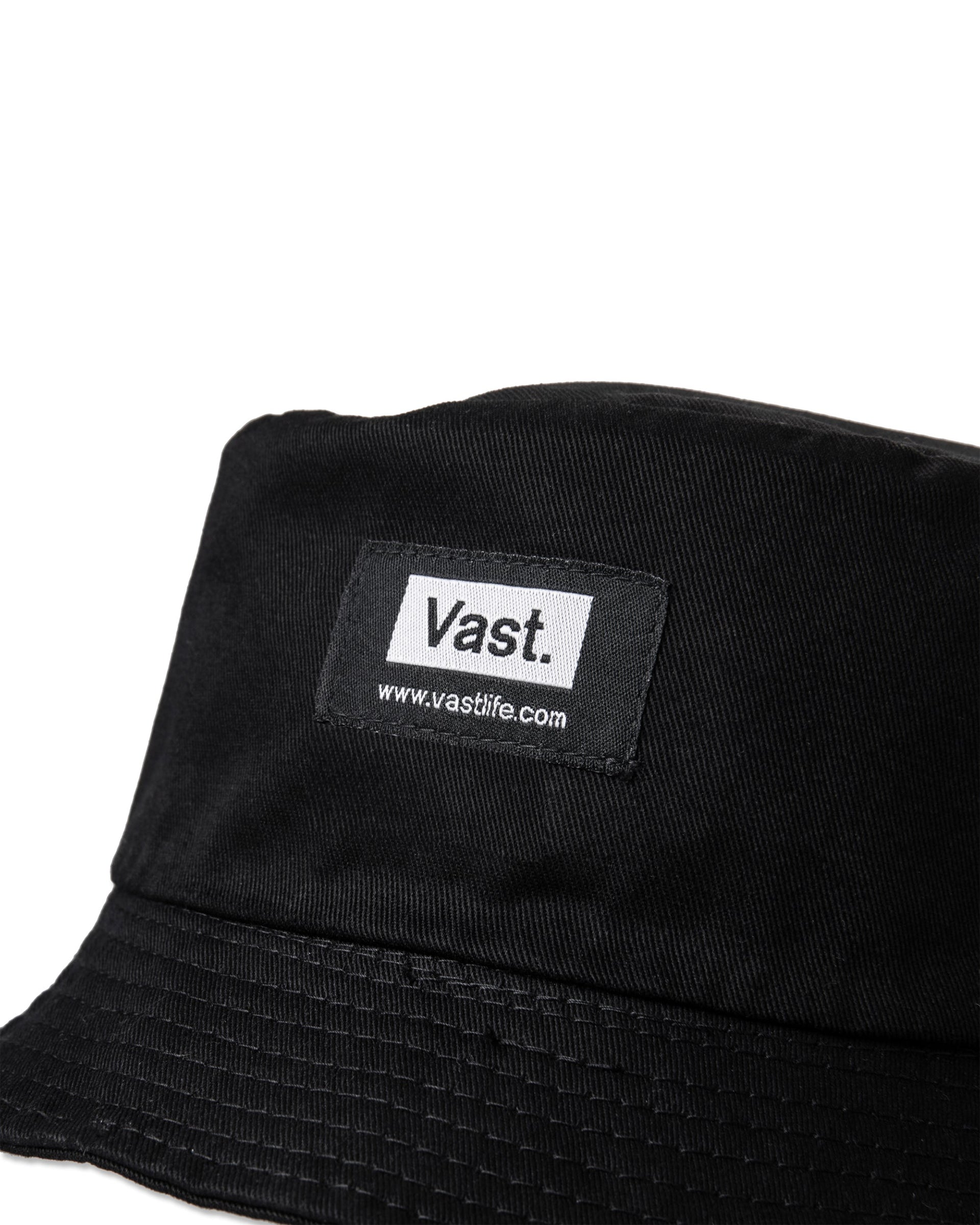 Flower Bucket Hat - Black