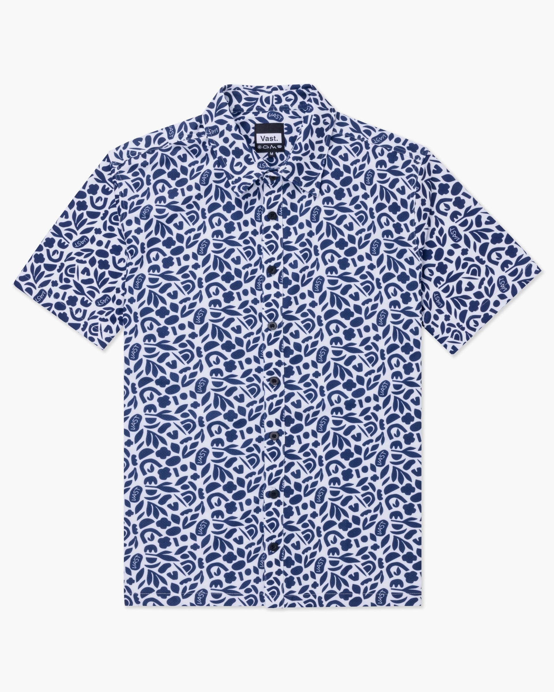 Vast. Foliage Button Up Shirt