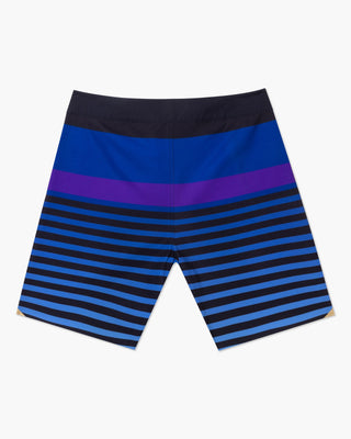 Vast. Men's Horie Stripes Gold Boardshort - Navy Multi