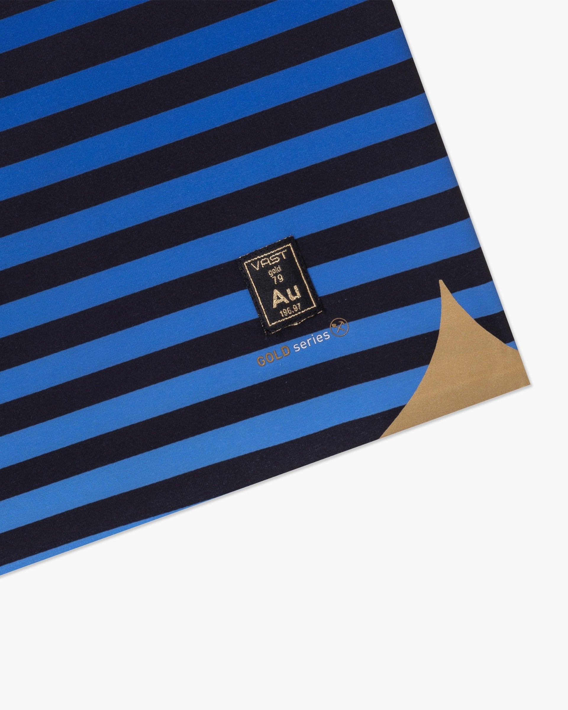 Vast. Men's Horie Stripes Gold Boardshort - Navy Multi