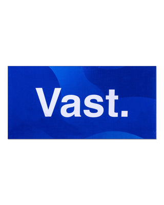 Vast. Lava Lamp Towel - Blue