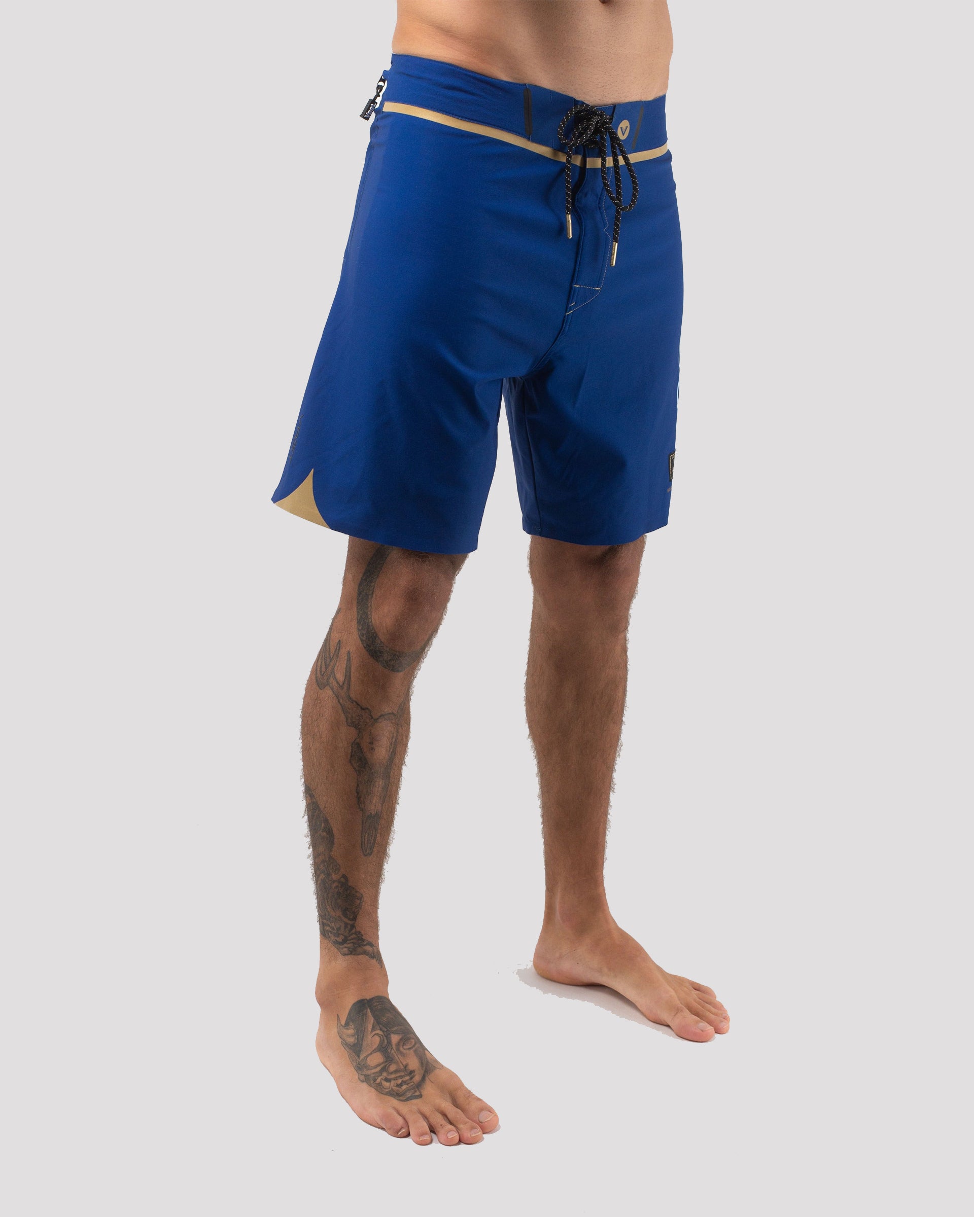 Vast. Logo Gold Boardshort - Navy