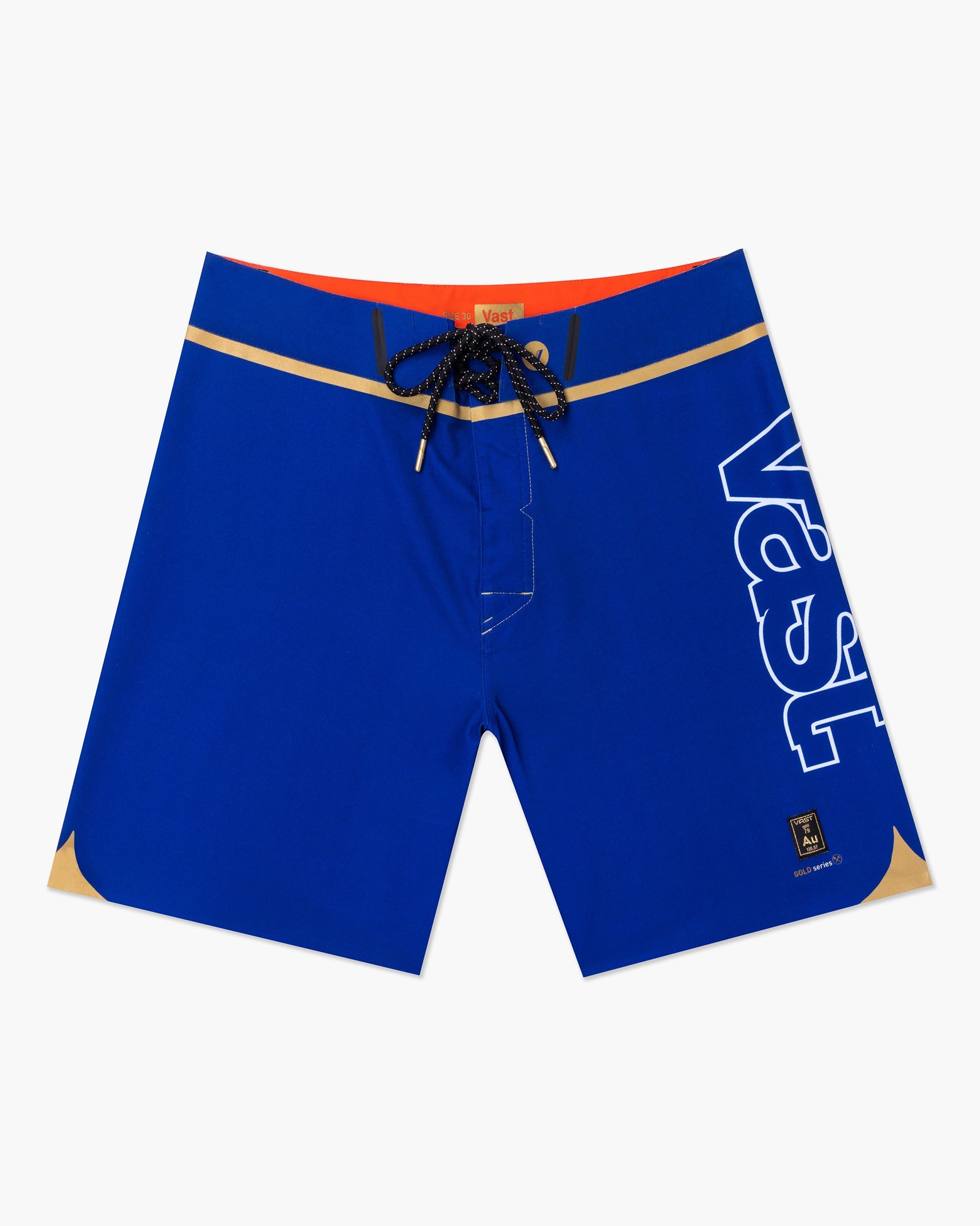 Vast. Logo Gold Boardshort - Navy