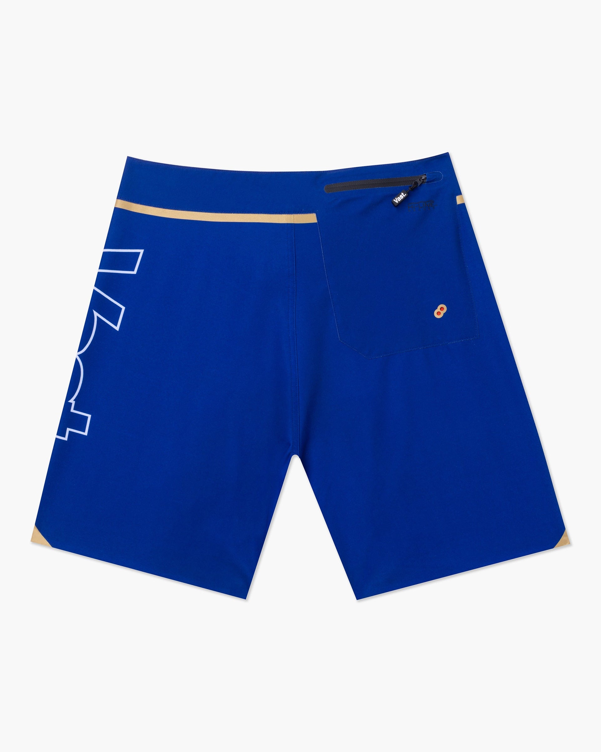Vast. Logo Gold Boardshort - Navy
