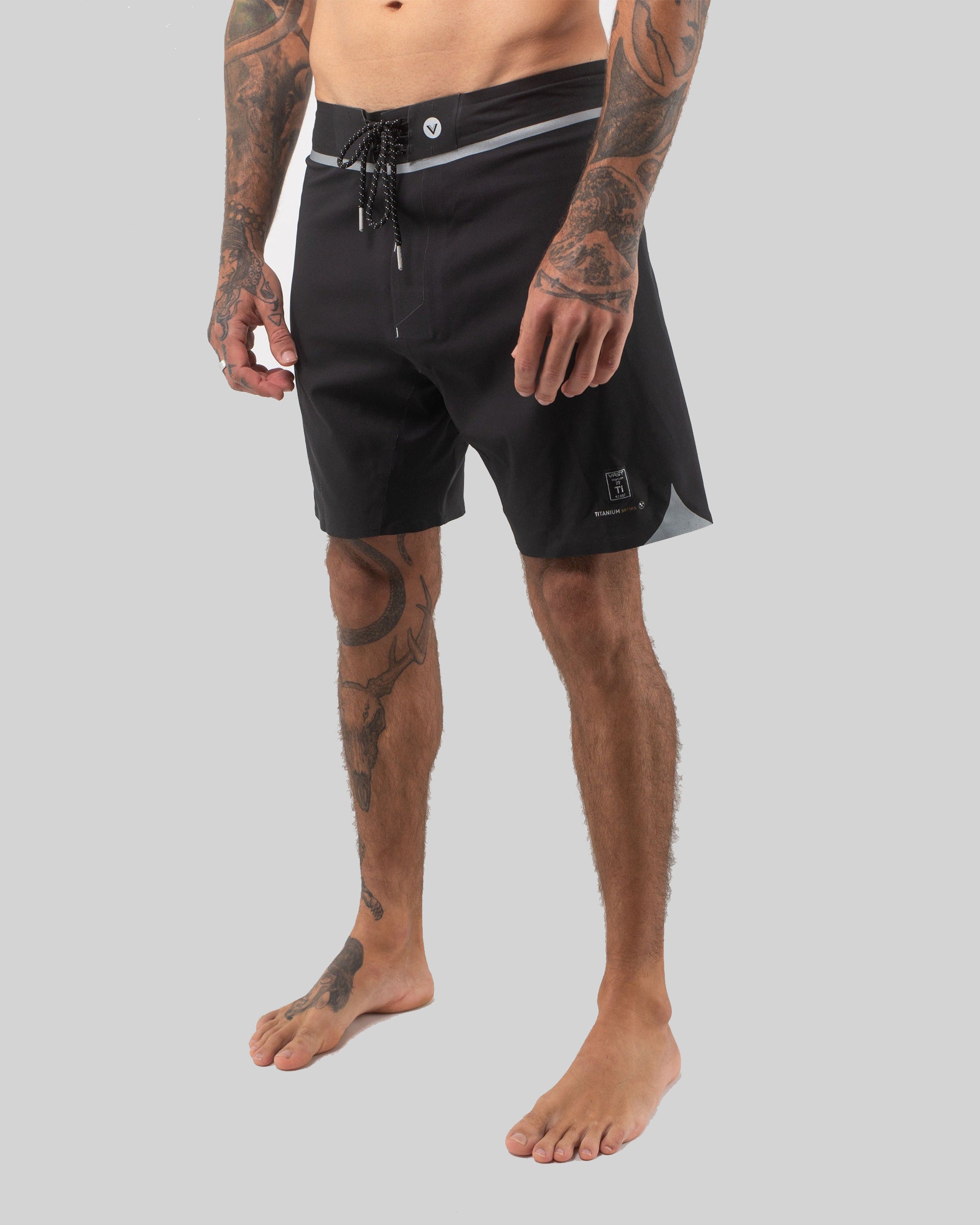 Vast Men's Midnight Titanium Boardshort - Black