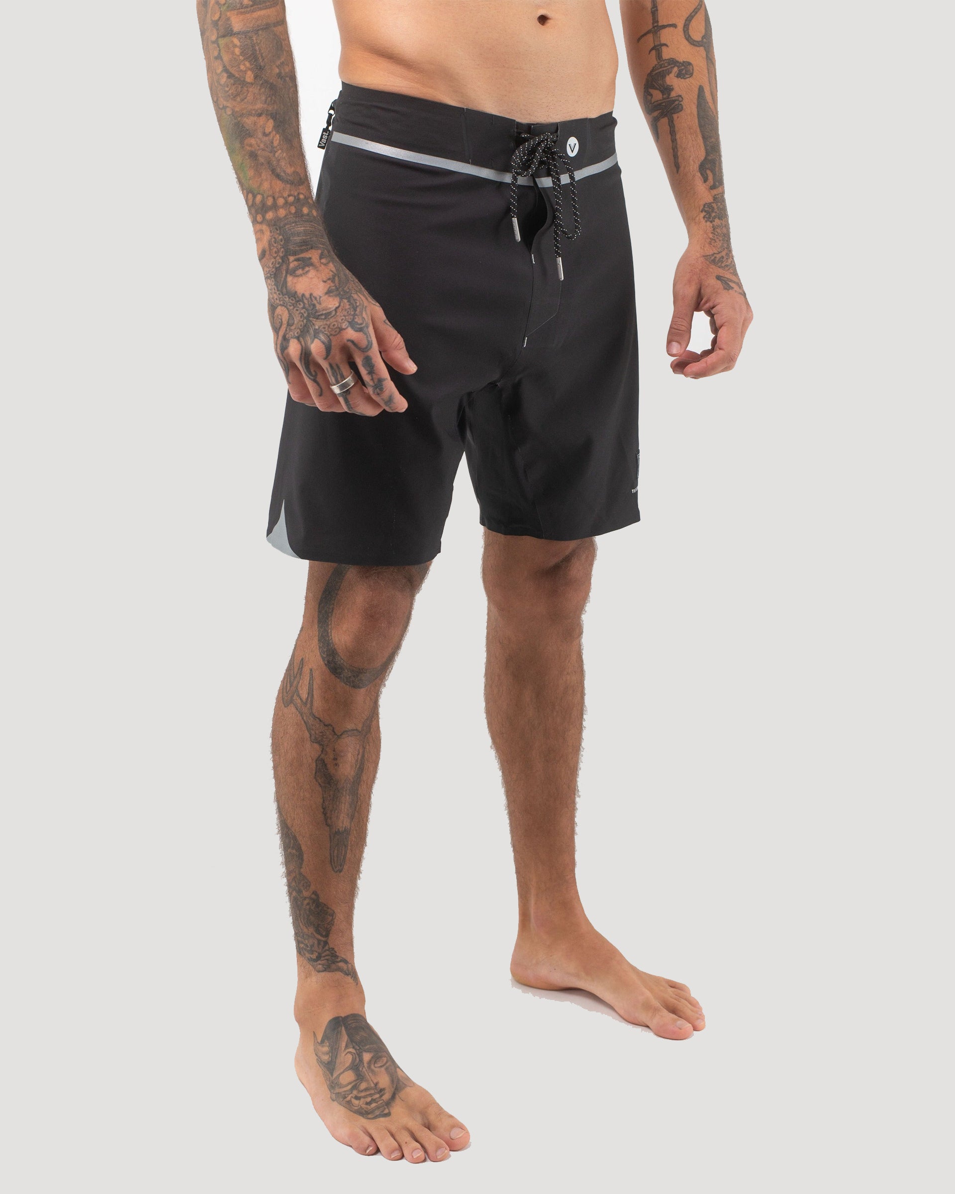 Vast Men's Midnight Titanium Boardshort - Black