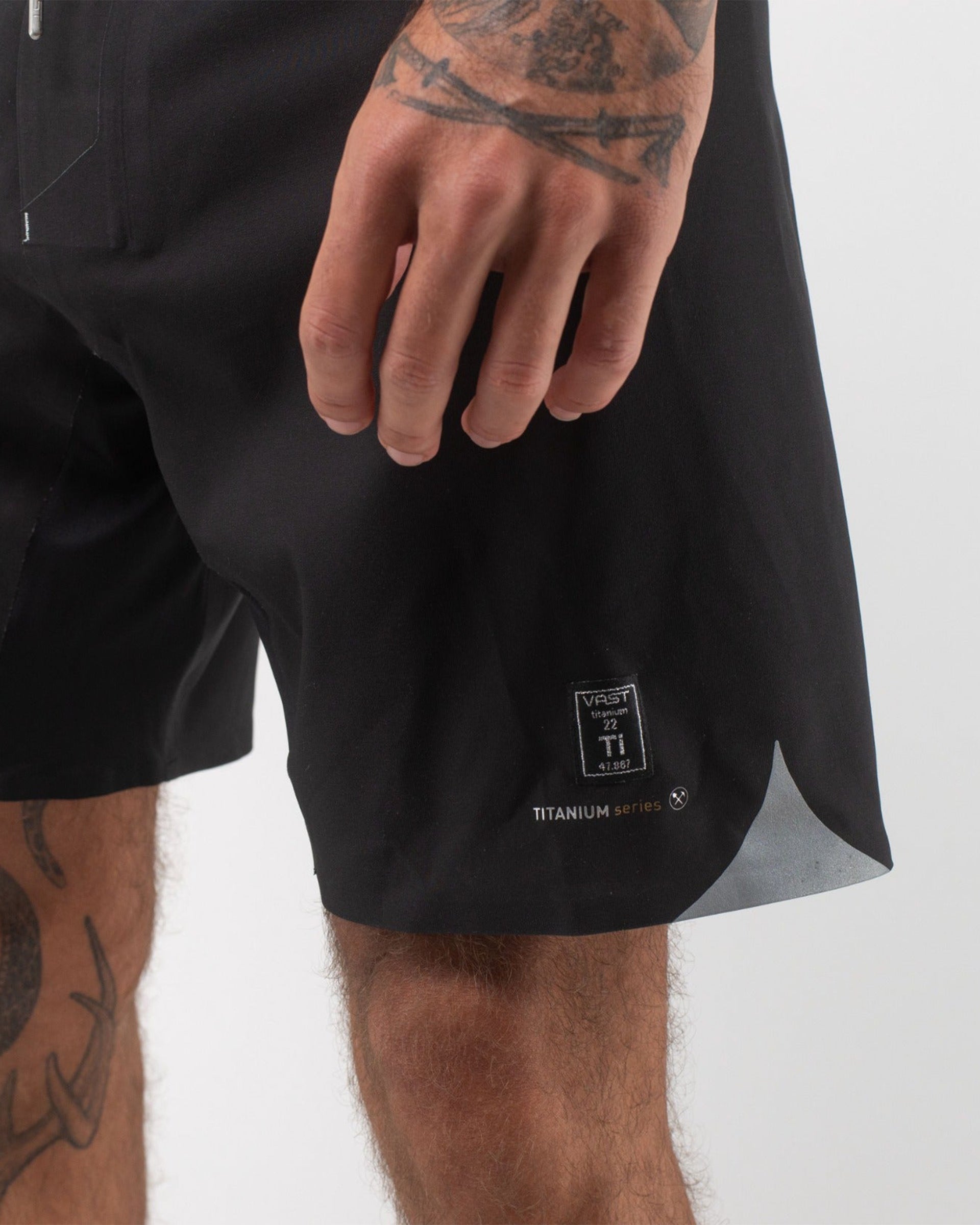 Vast Men's Midnight Titanium Boardshort - Black