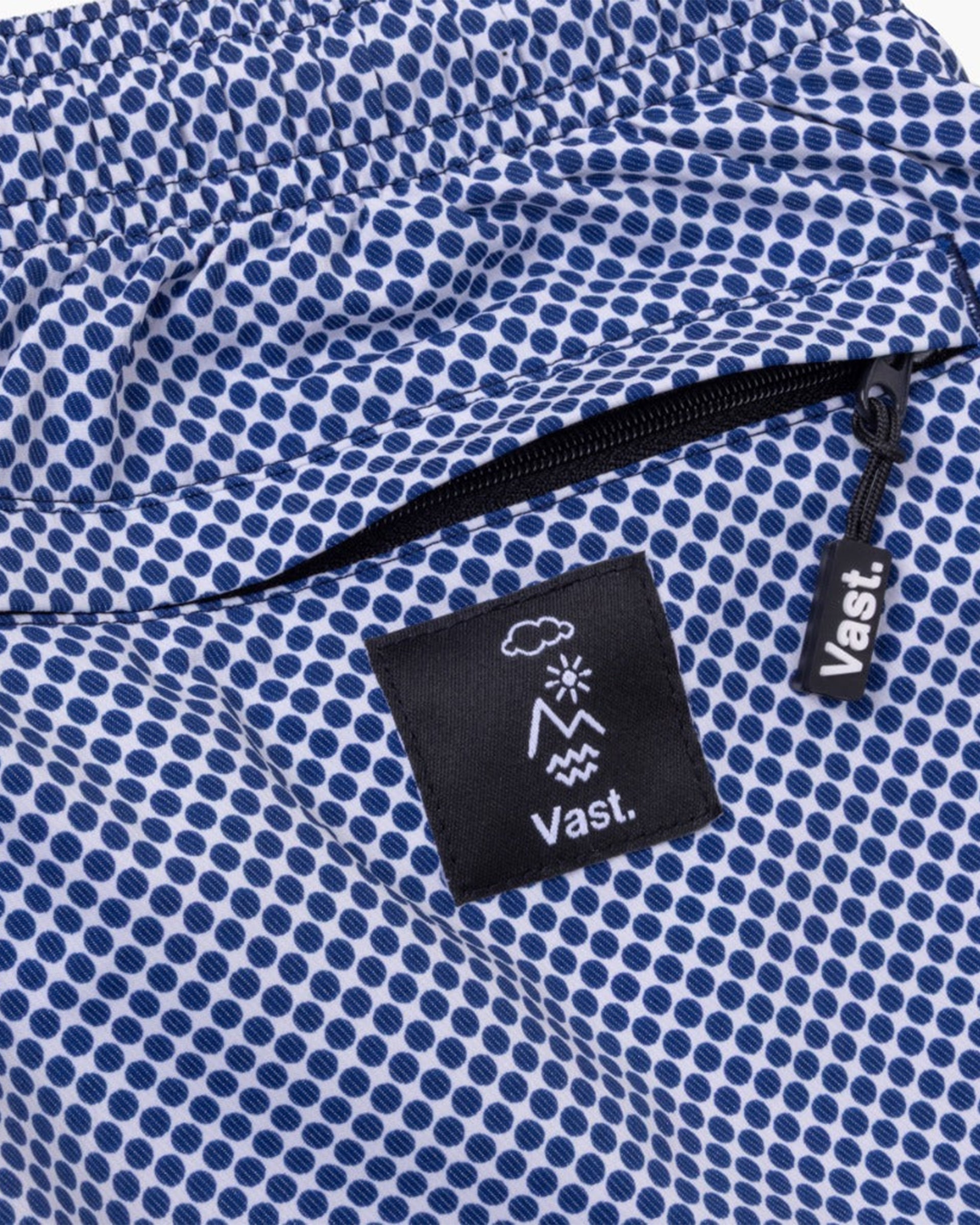 Vast. Men's Polka Volley Short - Navy
