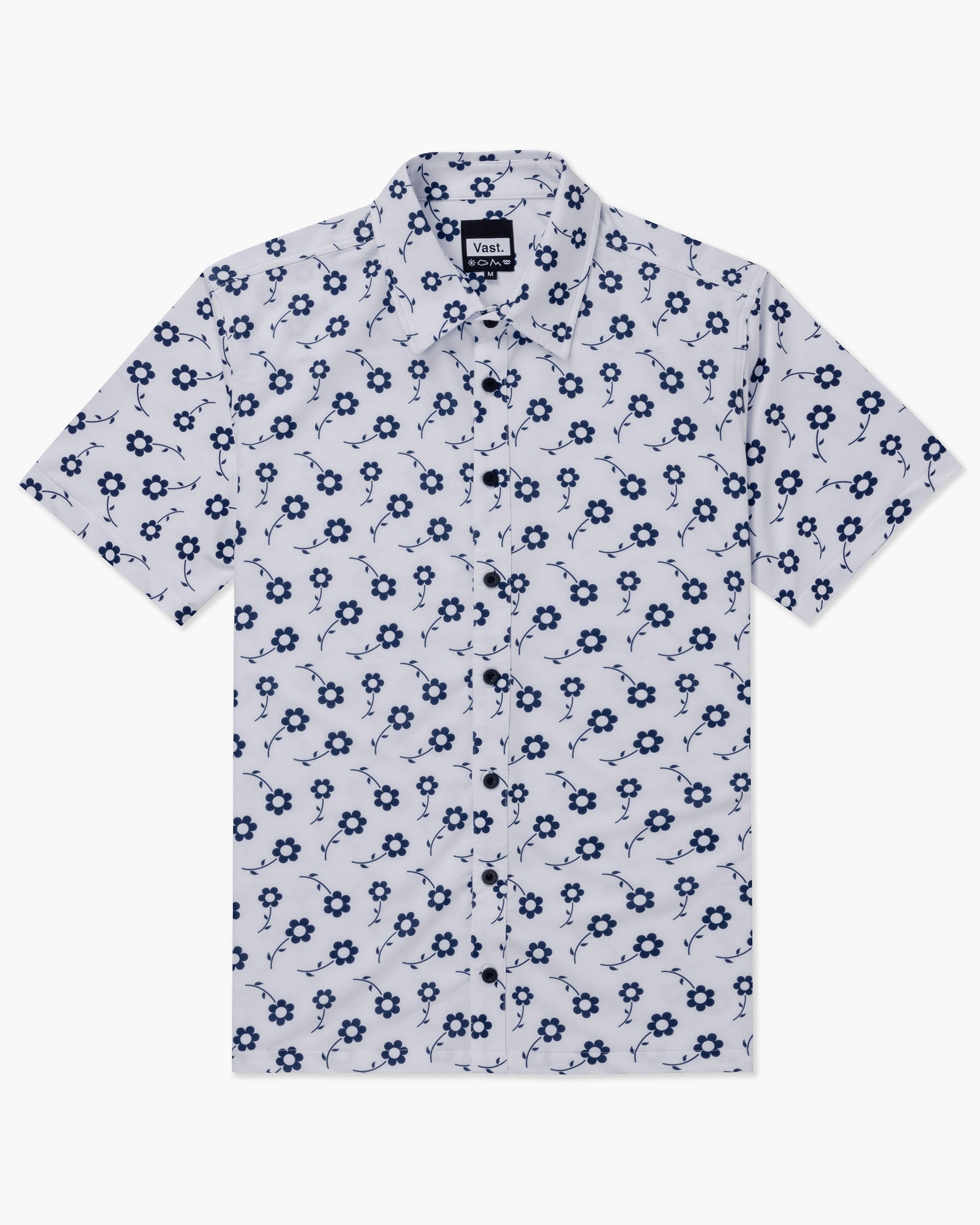 Vast. Positive Floral Button Up Shirt