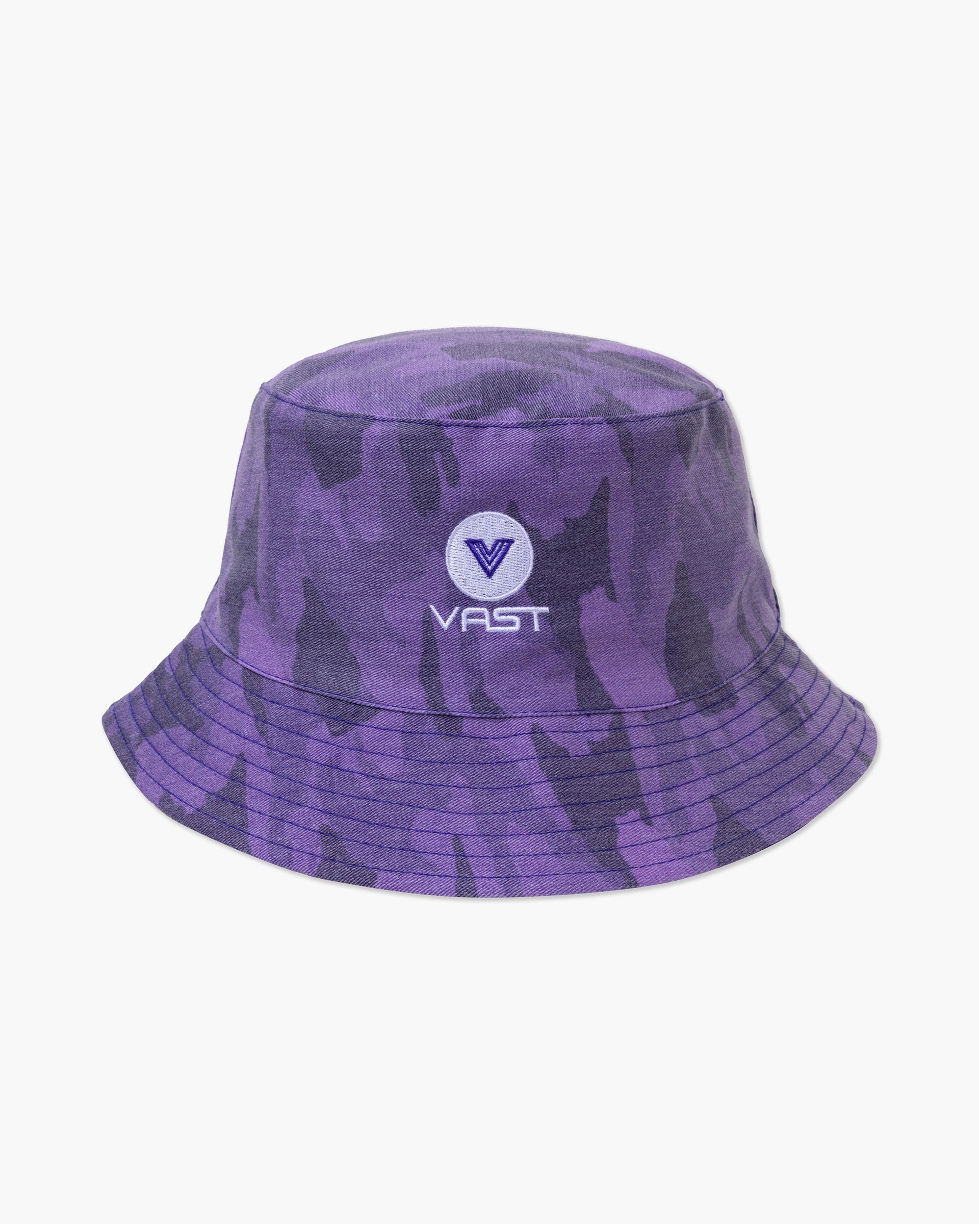 Vast. Purple Camo Bucket Hat - Purple