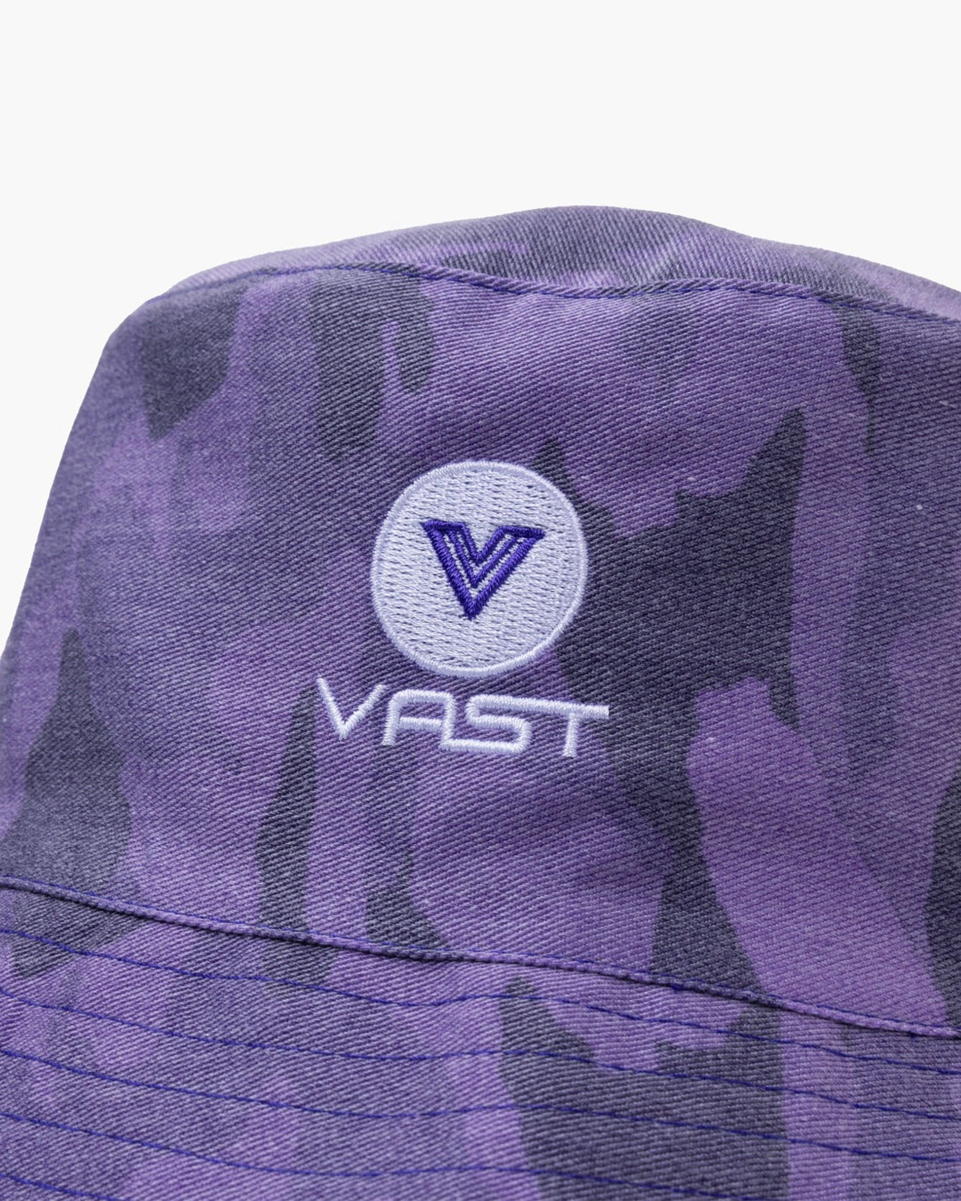 Vast. Purple Camo Bucket Hat - Purple