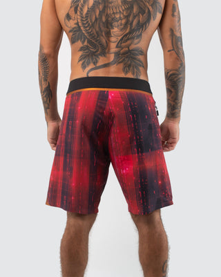 Vast. Men's Red Rum Copper Boardshort - Red