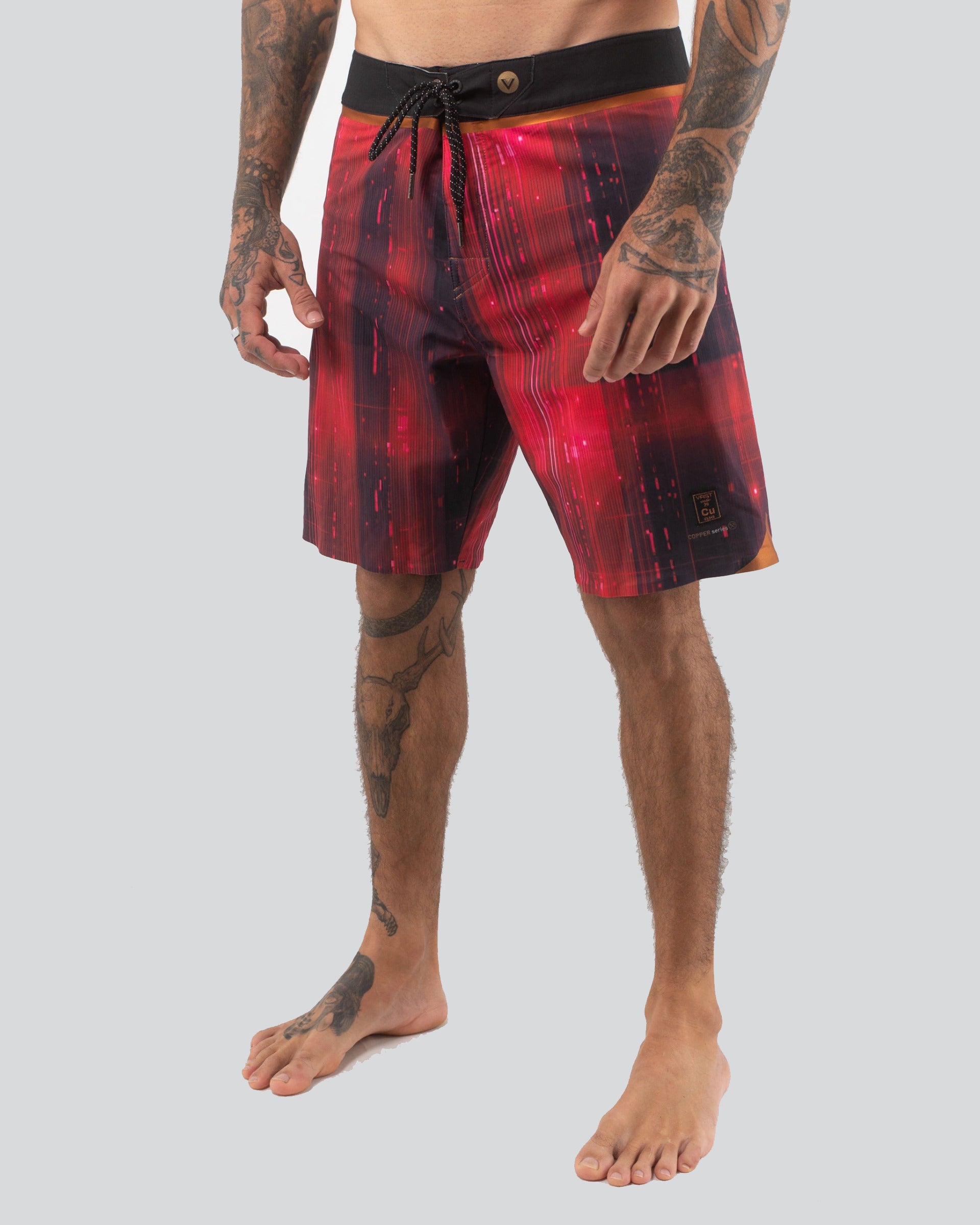 Vast. Men's Red Rum Copper Boardshort - Red