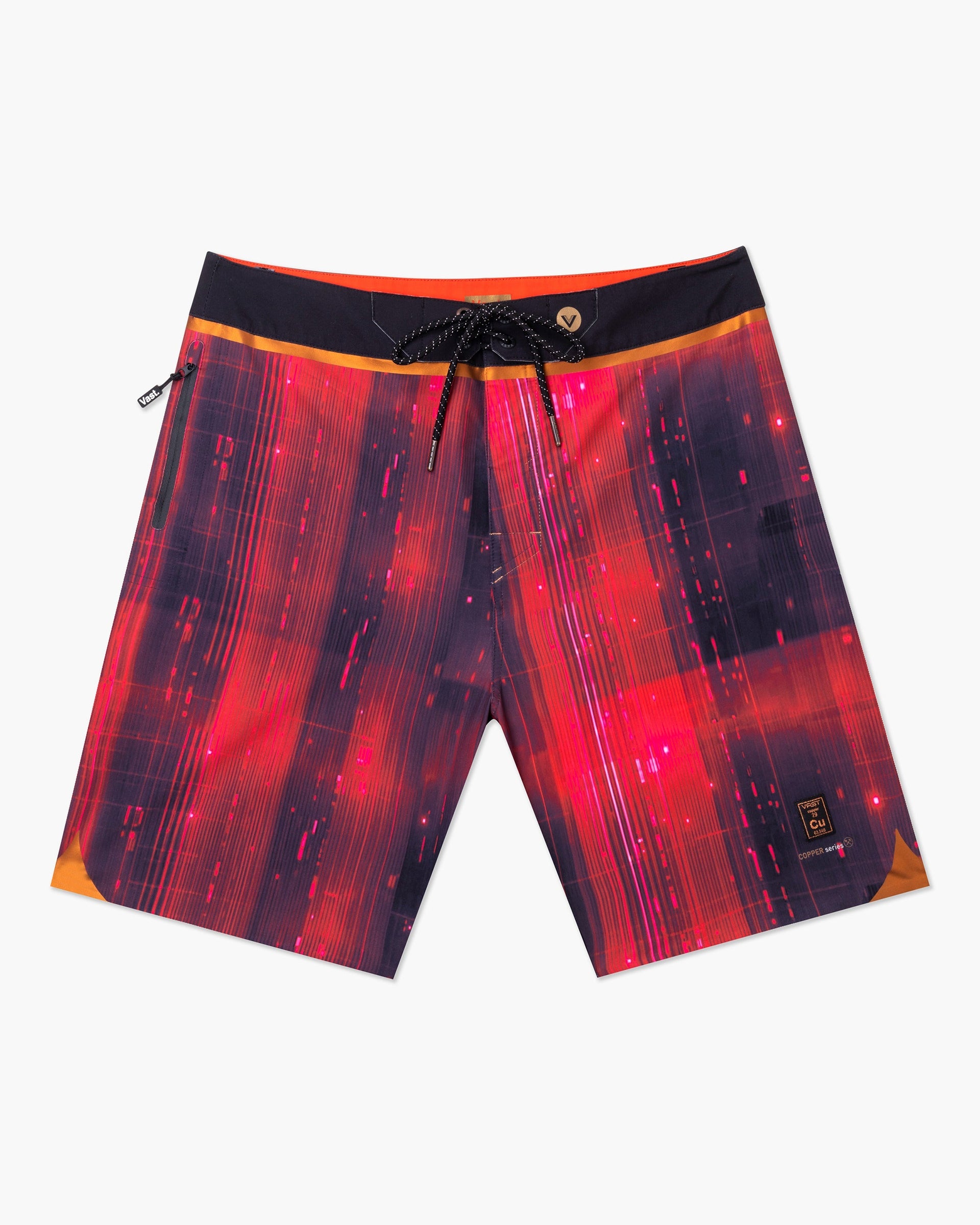 Vast. Men's Red Rum Copper Boardshort - Red