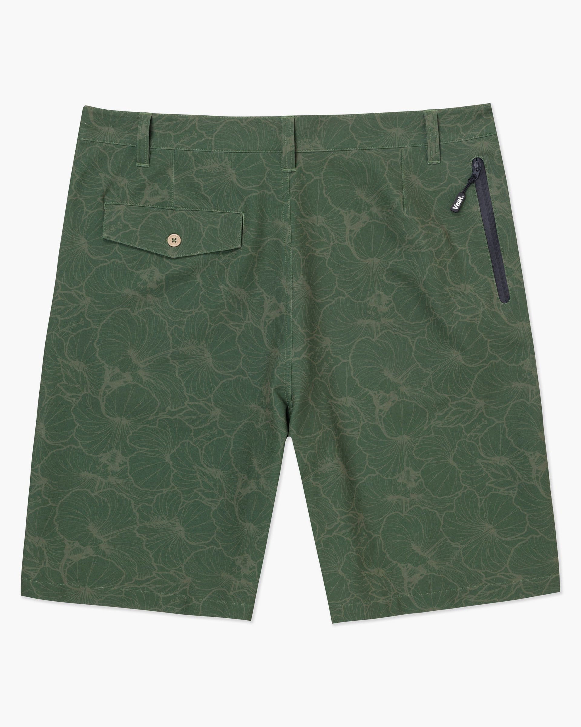 Vast. Solid Hybrid All Short - Dark Green