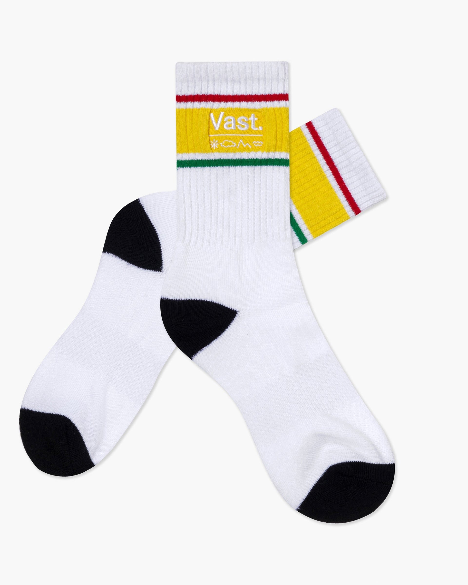 Three Stripe Socks 2 - White