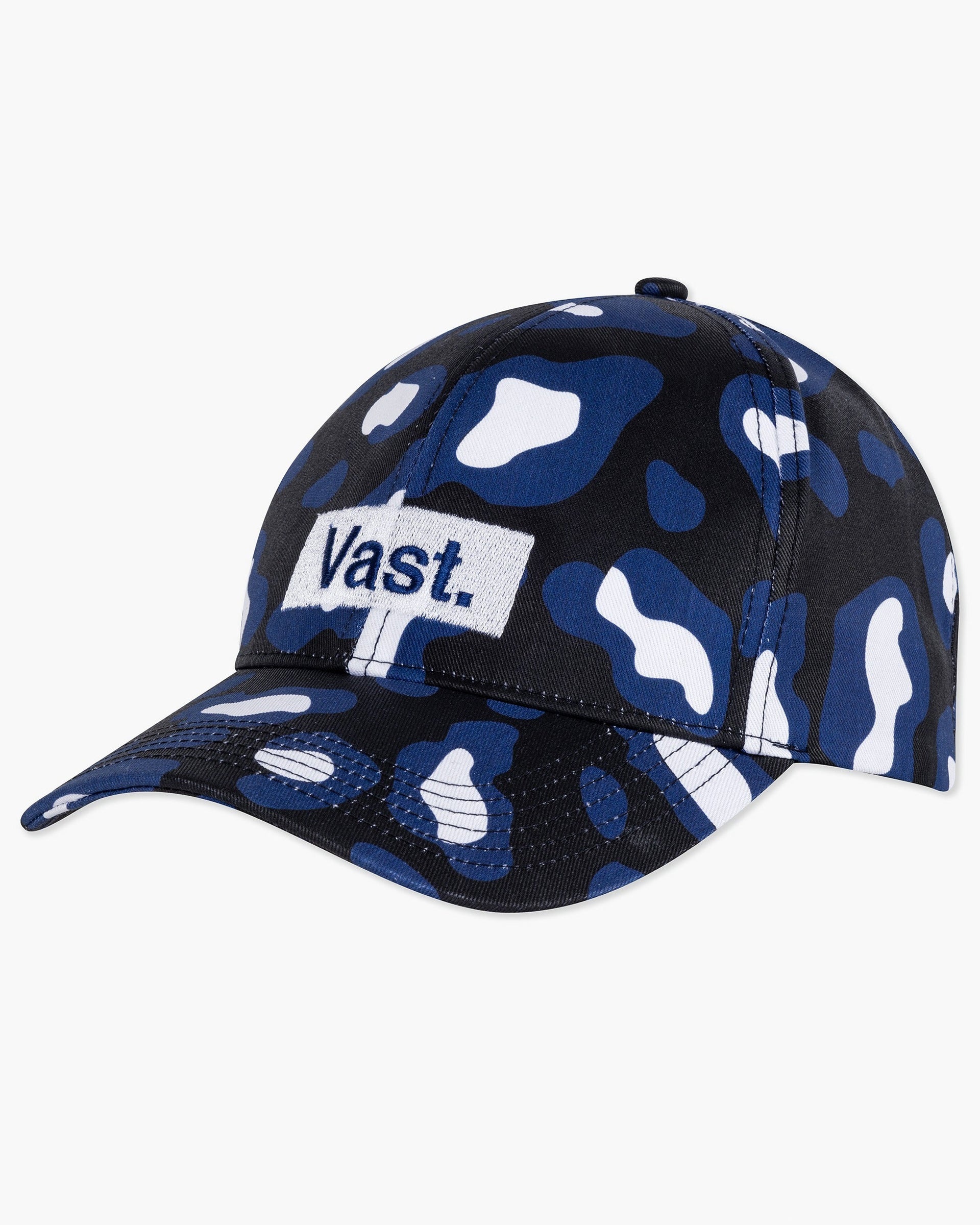 Vast. Tw Cheetah Camo Hat - Navy