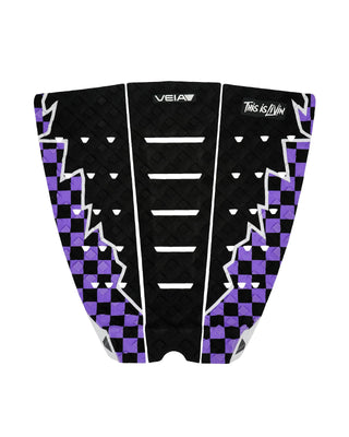 Veia This Is Livin Explorer 3 Piece Squash Pad - Purple Checkered/Night