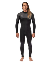 Vissla 7 Seas 3-2 Full Back Zip Wetsuit - Black Smoothie