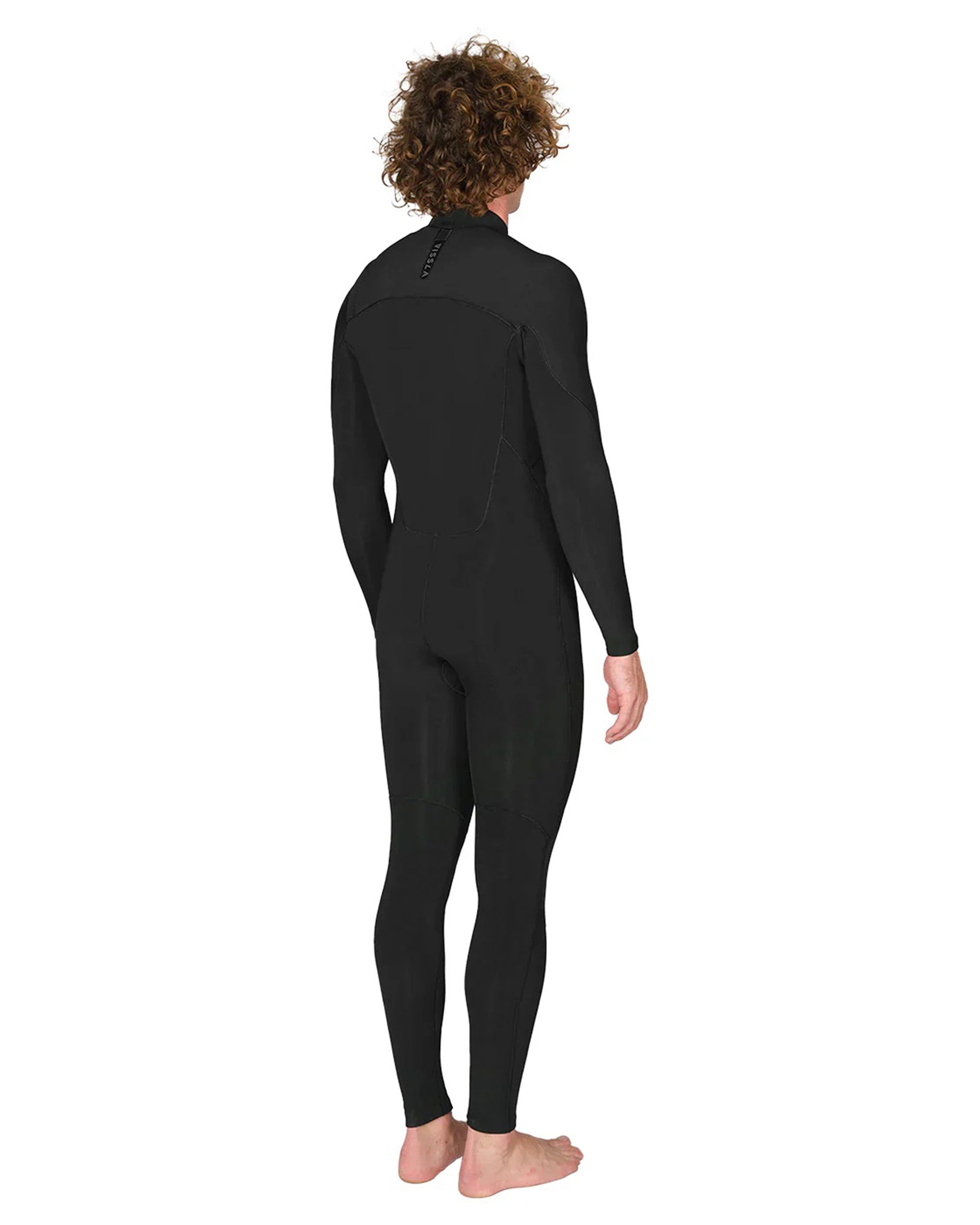 7 Seas 4-3 Full Chest Zip Wetsuit - Black