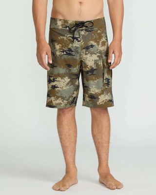 Volcom 4Th Preemo Mod 20" Boardshort - Green Combo