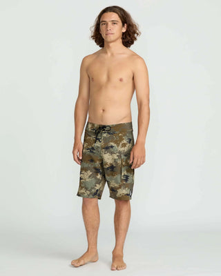 Volcom 4Th Preemo Mod 20" Boardshort - Green Combo