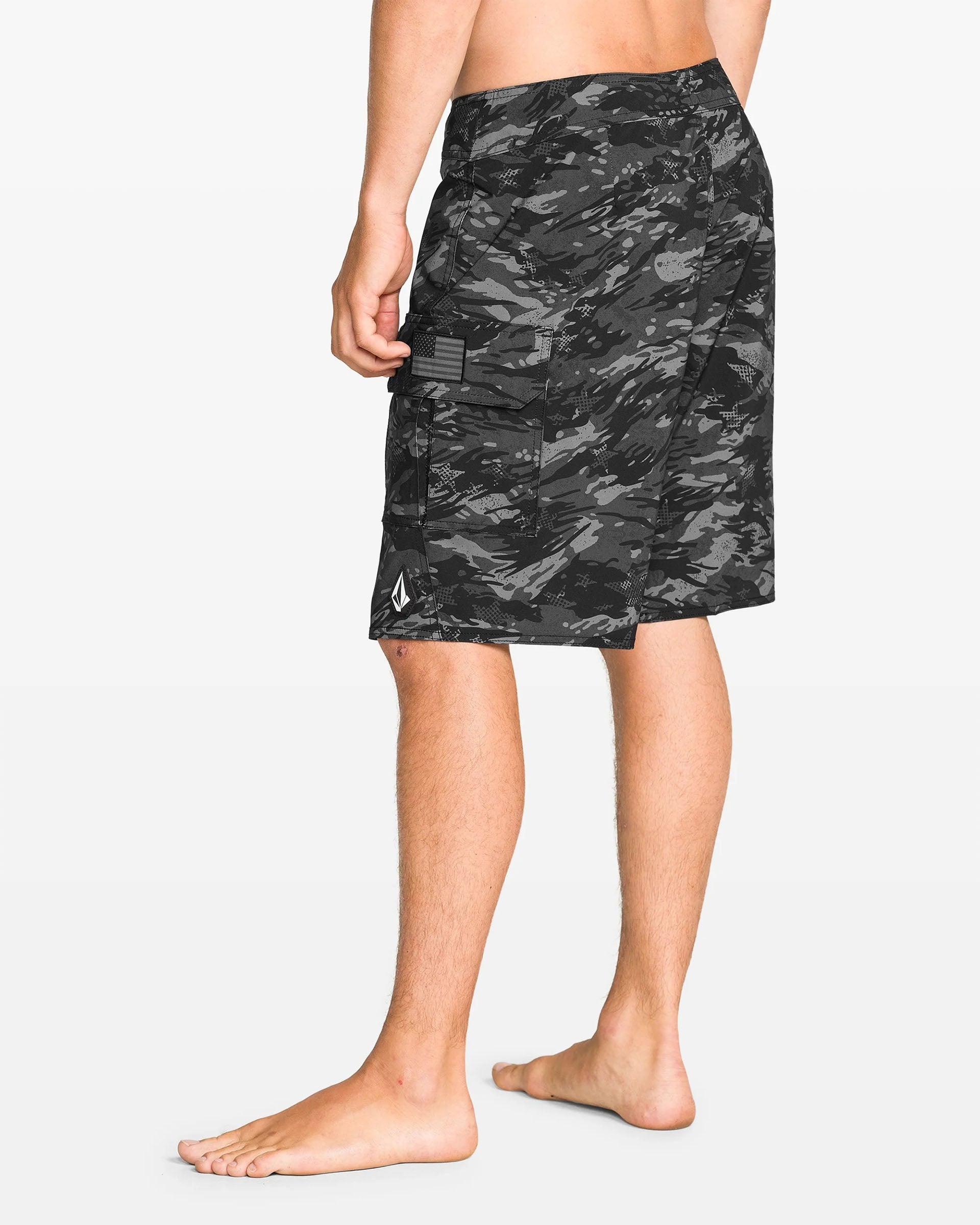 Volcom 4th Of July Preemo Mod Boardshort - Dark Charcoal