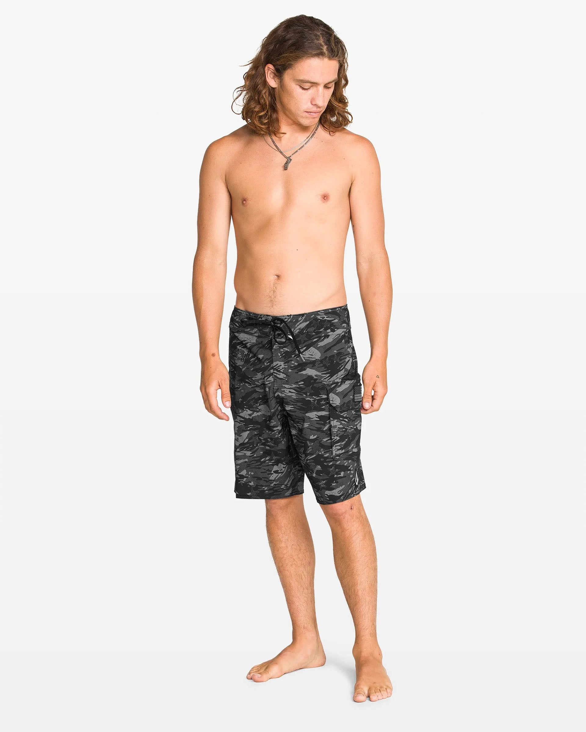 Volcom 4th Of July Preemo Mod Boardshort - Dark Charcoal