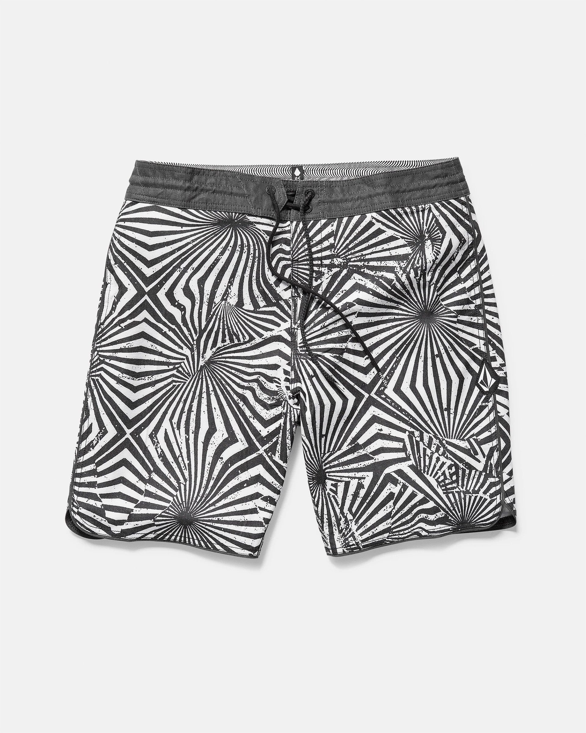 Volcom Barnacle Scallop Stoney 19" Boardshorts - Off White