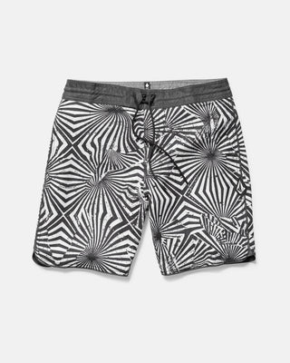 Volcom Barnacle Scallop Stoney 19" Boardshorts - Off White